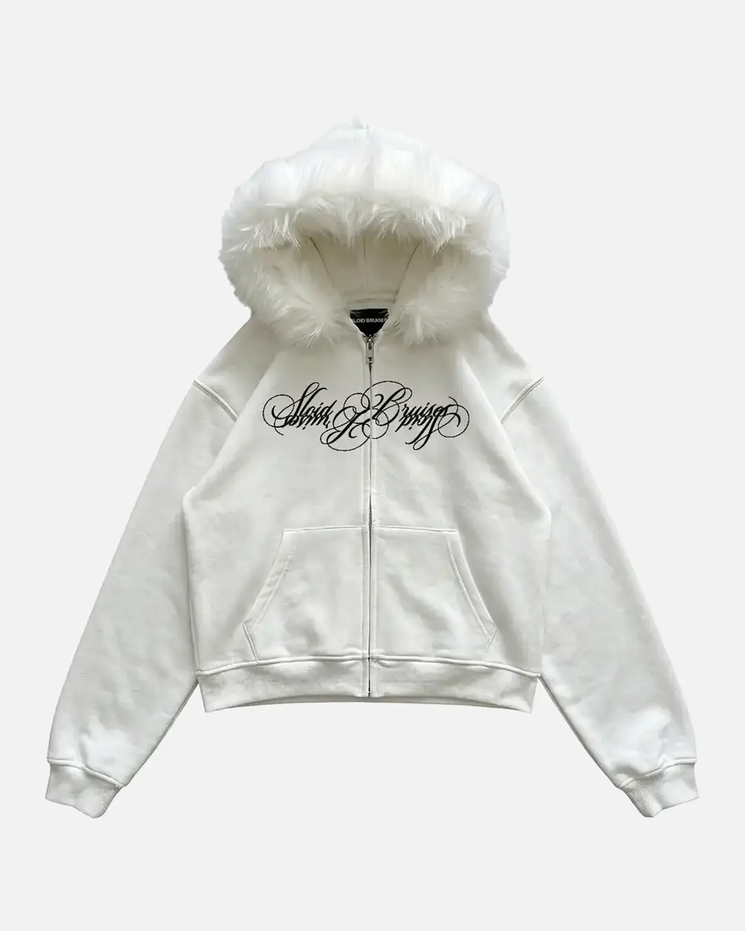 IVRESSE WHITE FUR ZIP