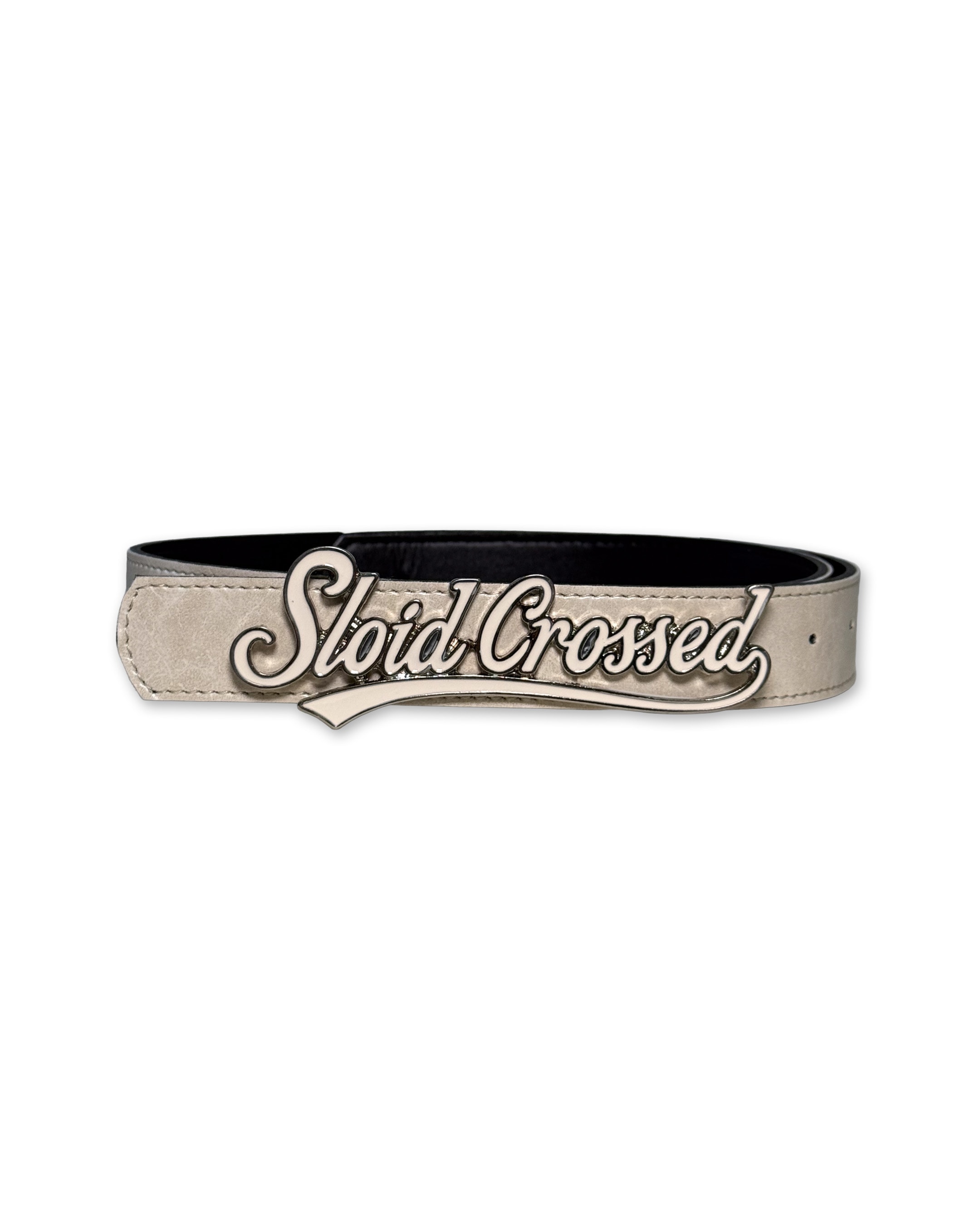 WHITE TYPE LOGO WHITE BELT