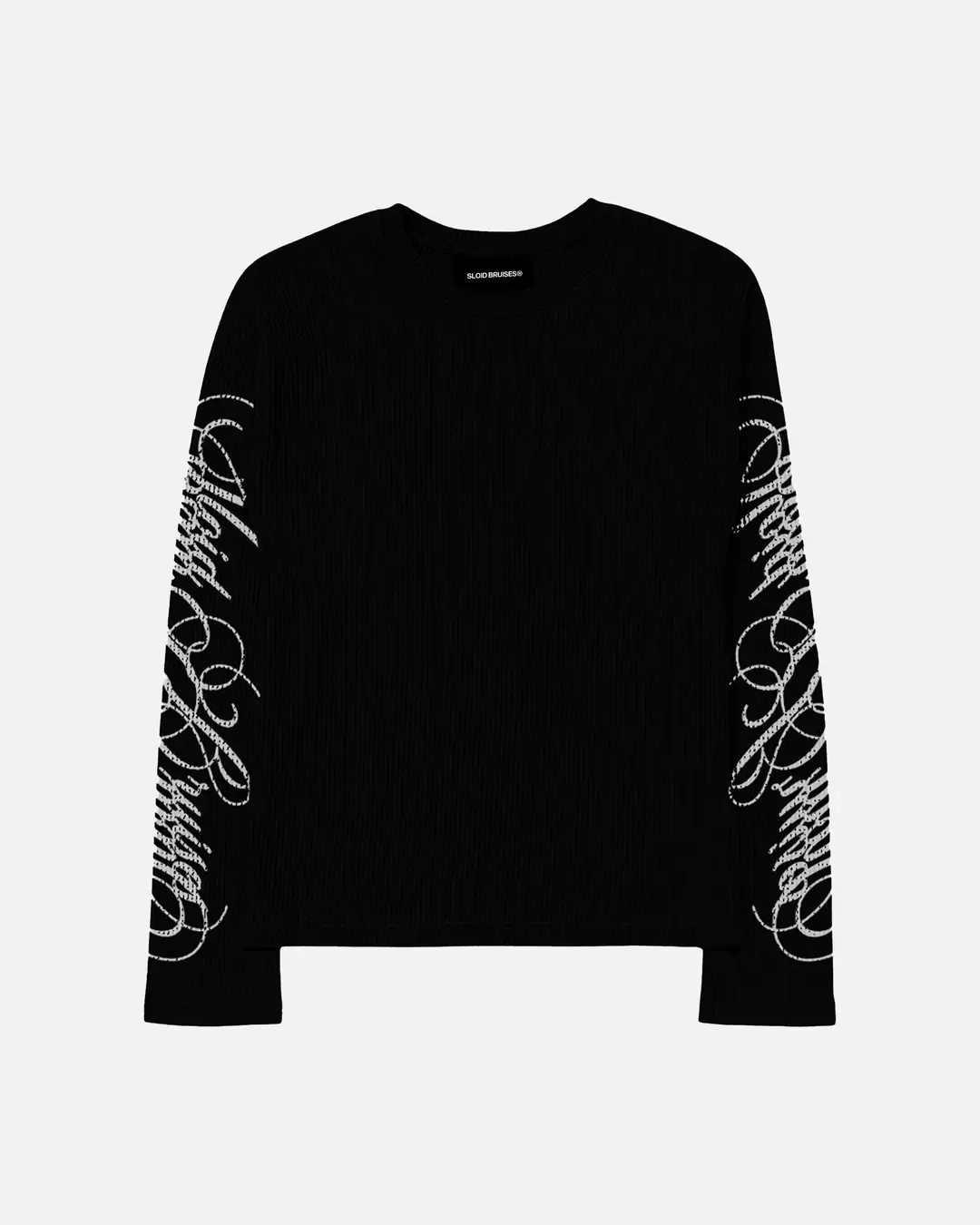 BLACK WAFFLE LONGSLEEVE