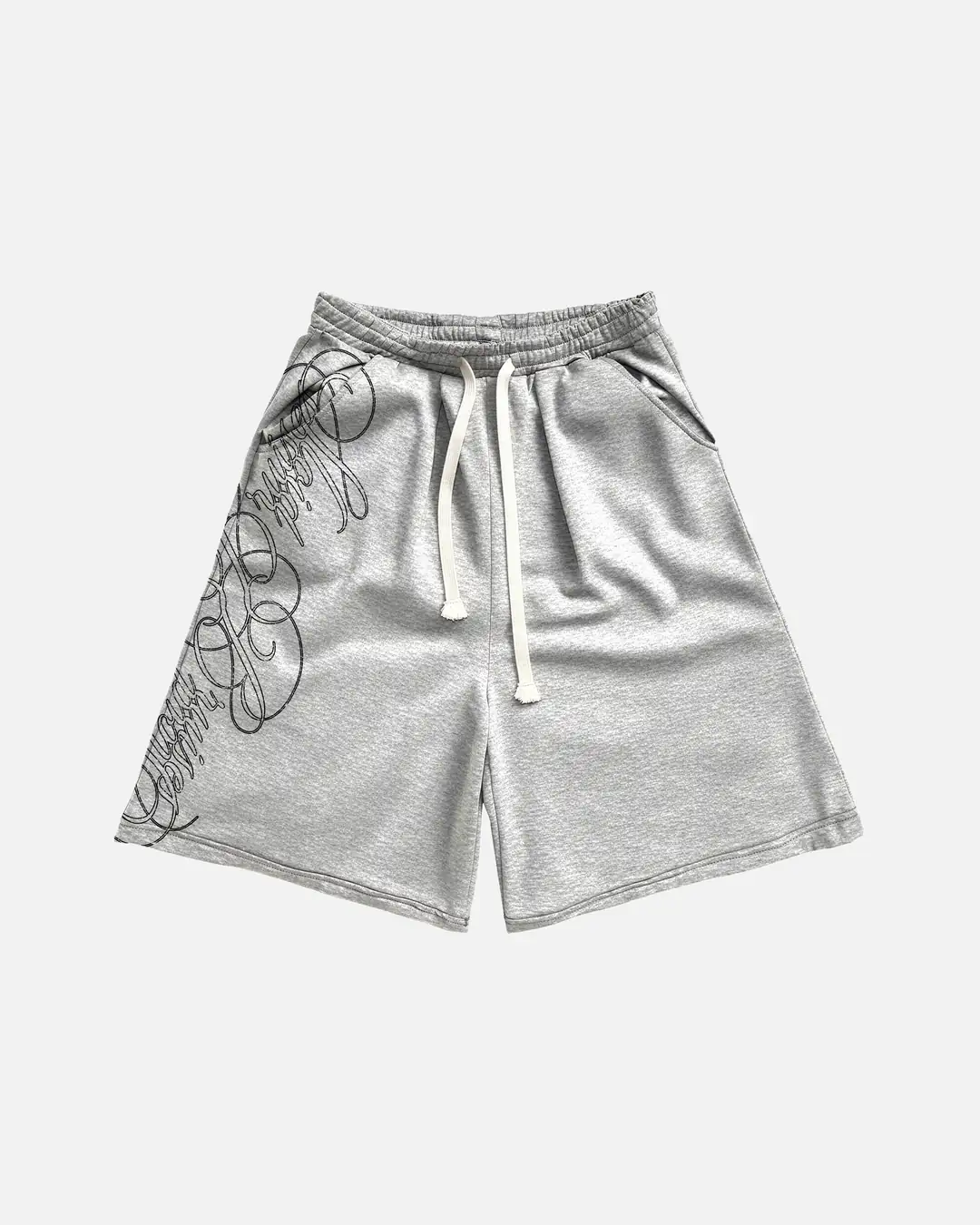 THE QURN GREY SHORTS