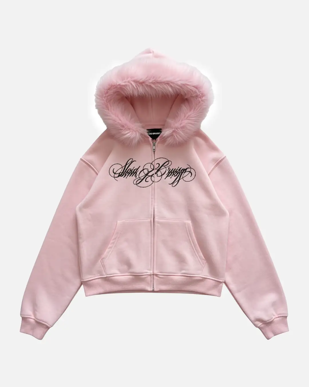 IVRESSE PINK FUR ZIP
