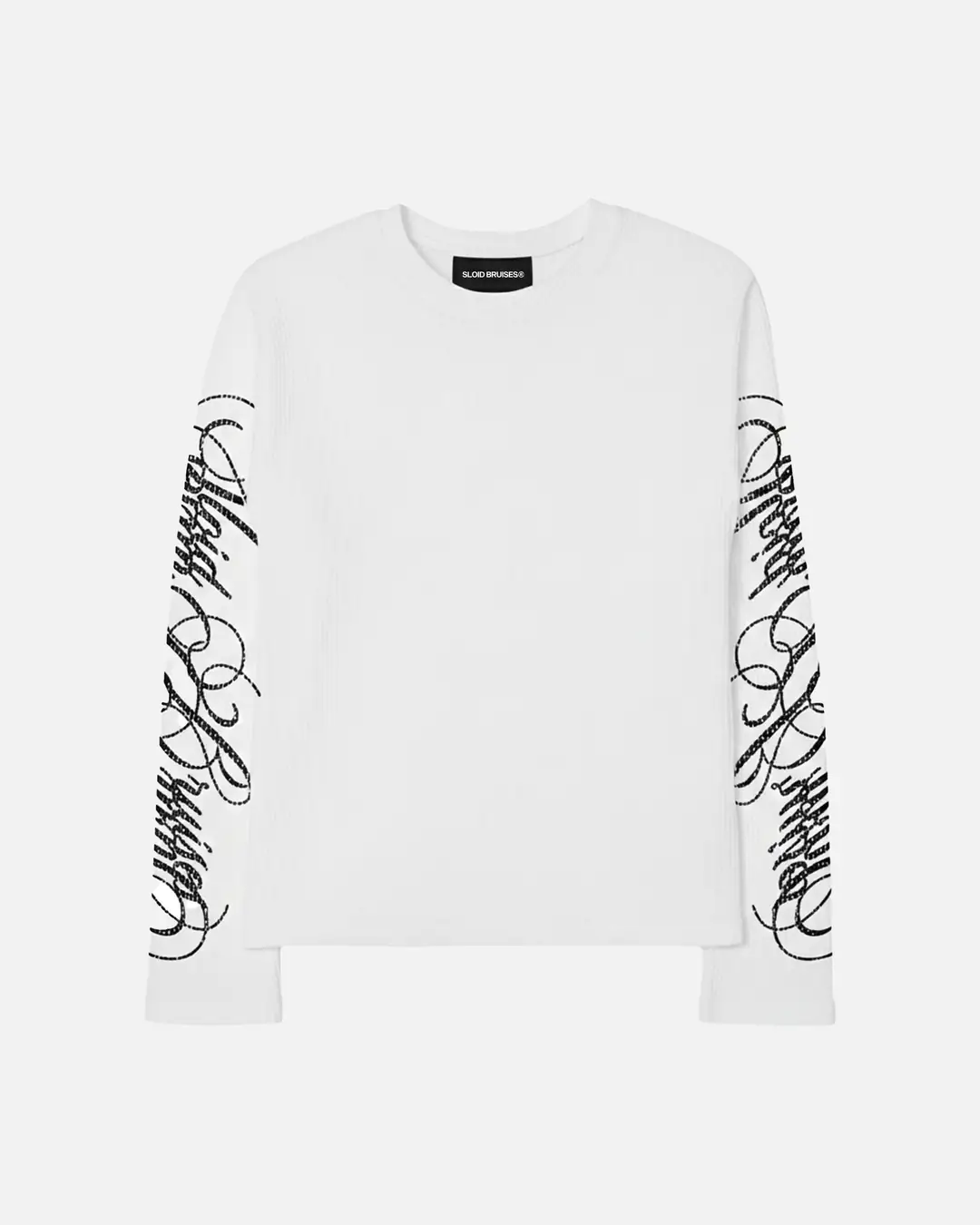 WHITE WAFFLE LONGSLEEVE