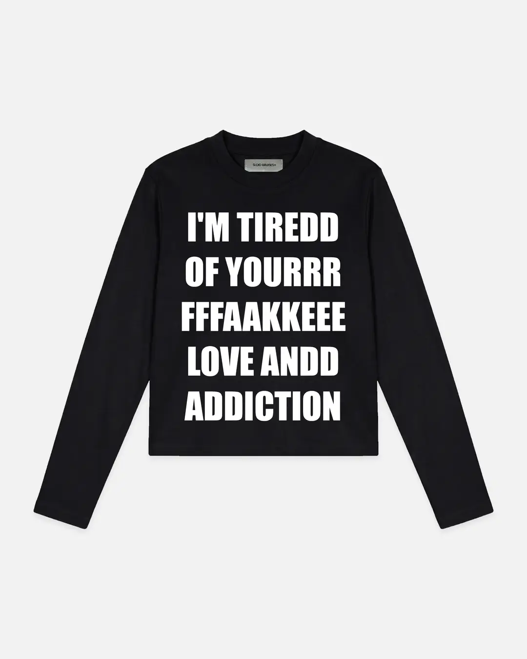 BLACK FAKELOVE LONGSLEEVE