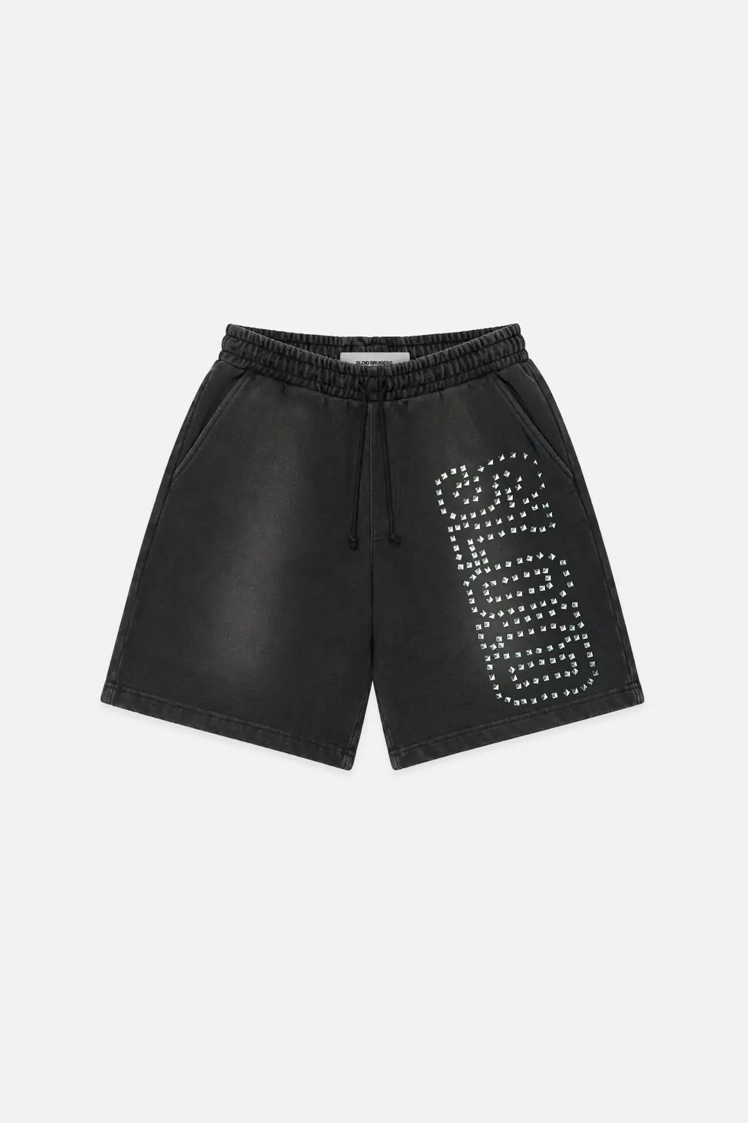STUDDED SLOID SHORTS