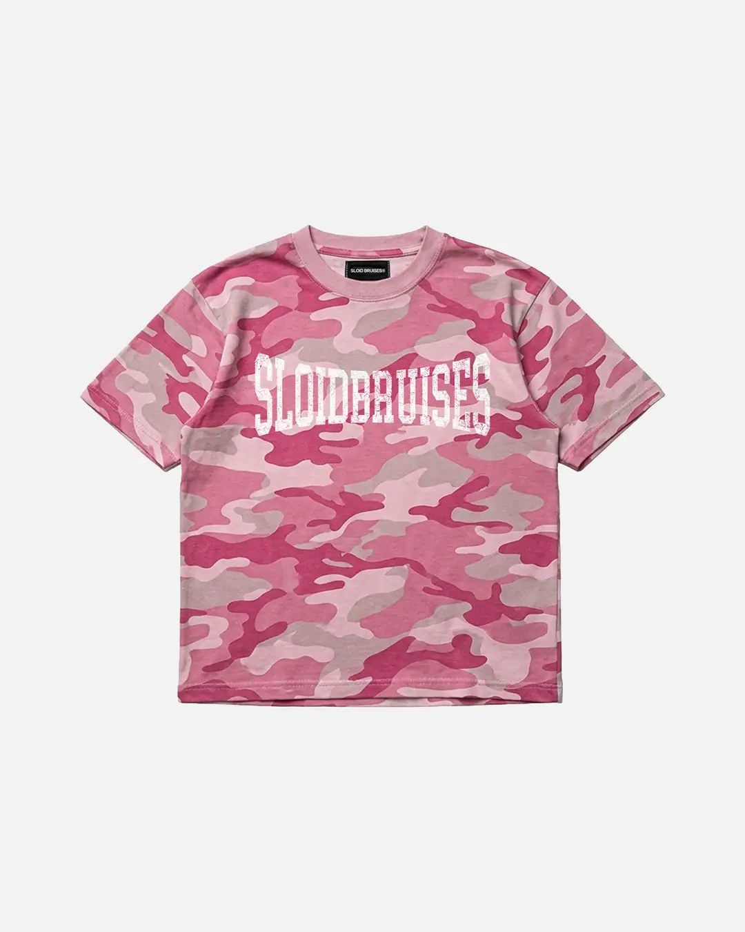 PINK CAMO COLLEGE TEE