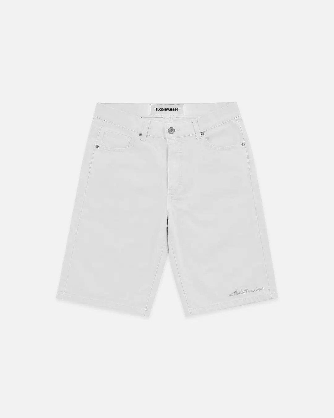 WHITE SIGNATURE SHORT