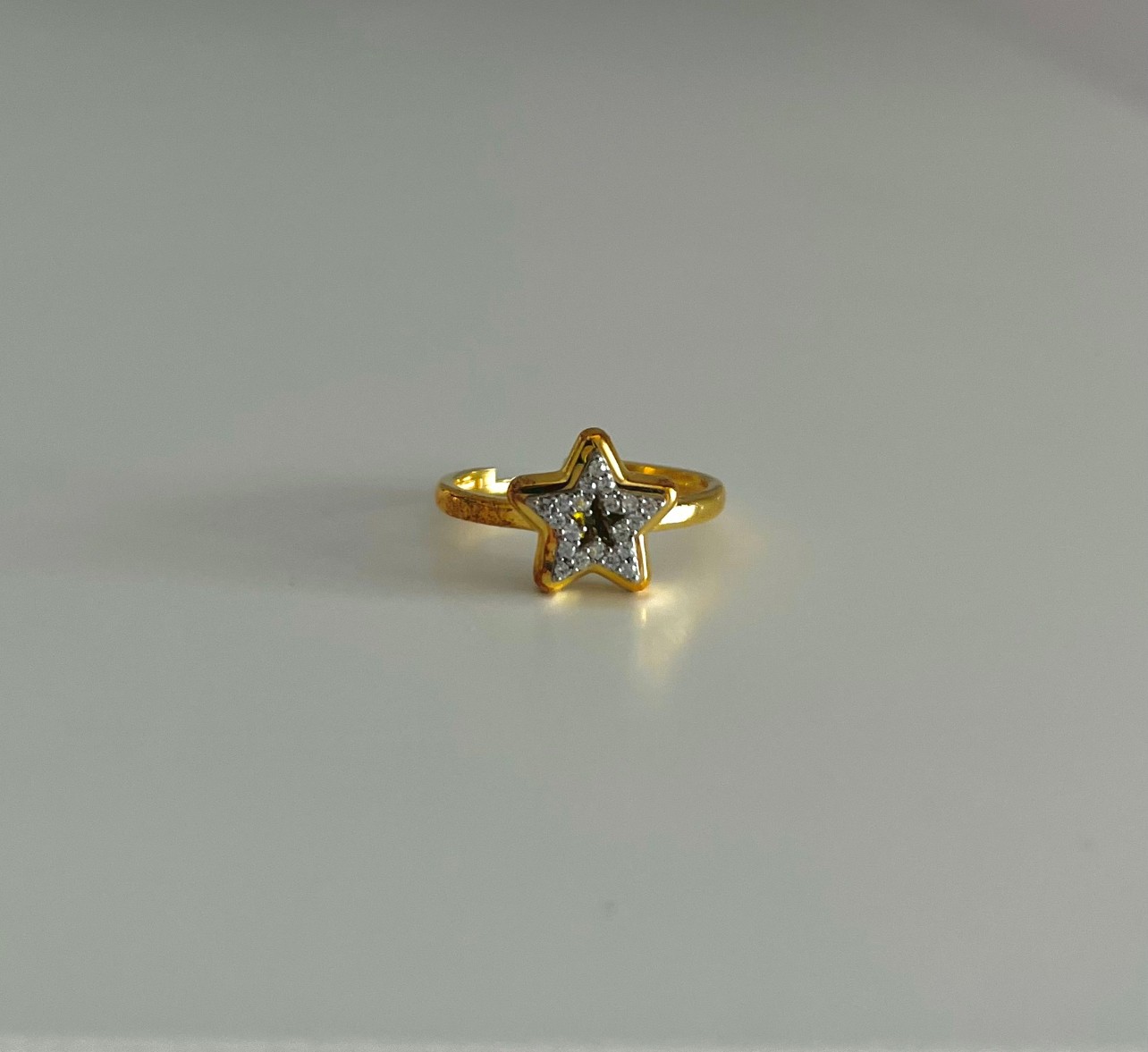 925 Ayar Gümüş Yıldızlı Tiffany Yüzük