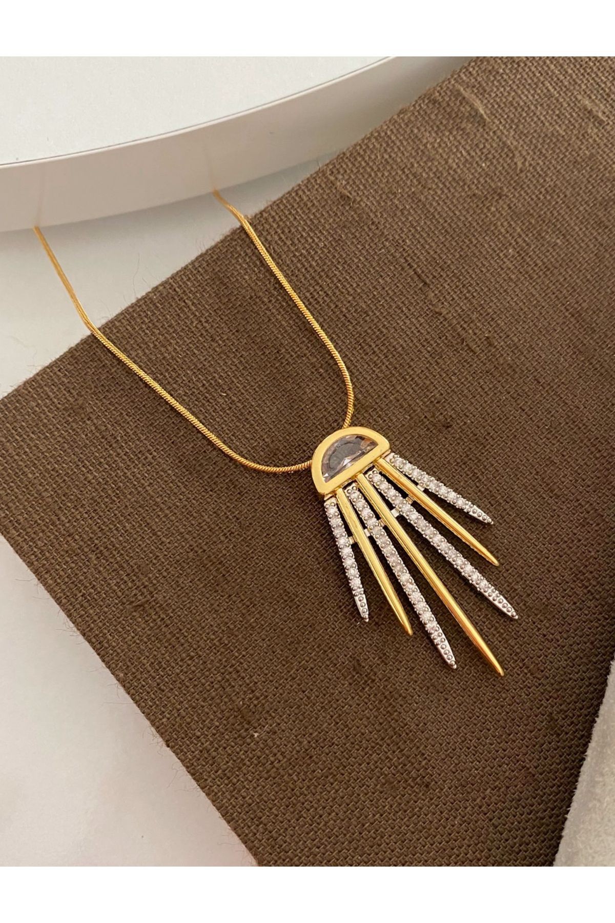 Jellyfish Çelik Kolye