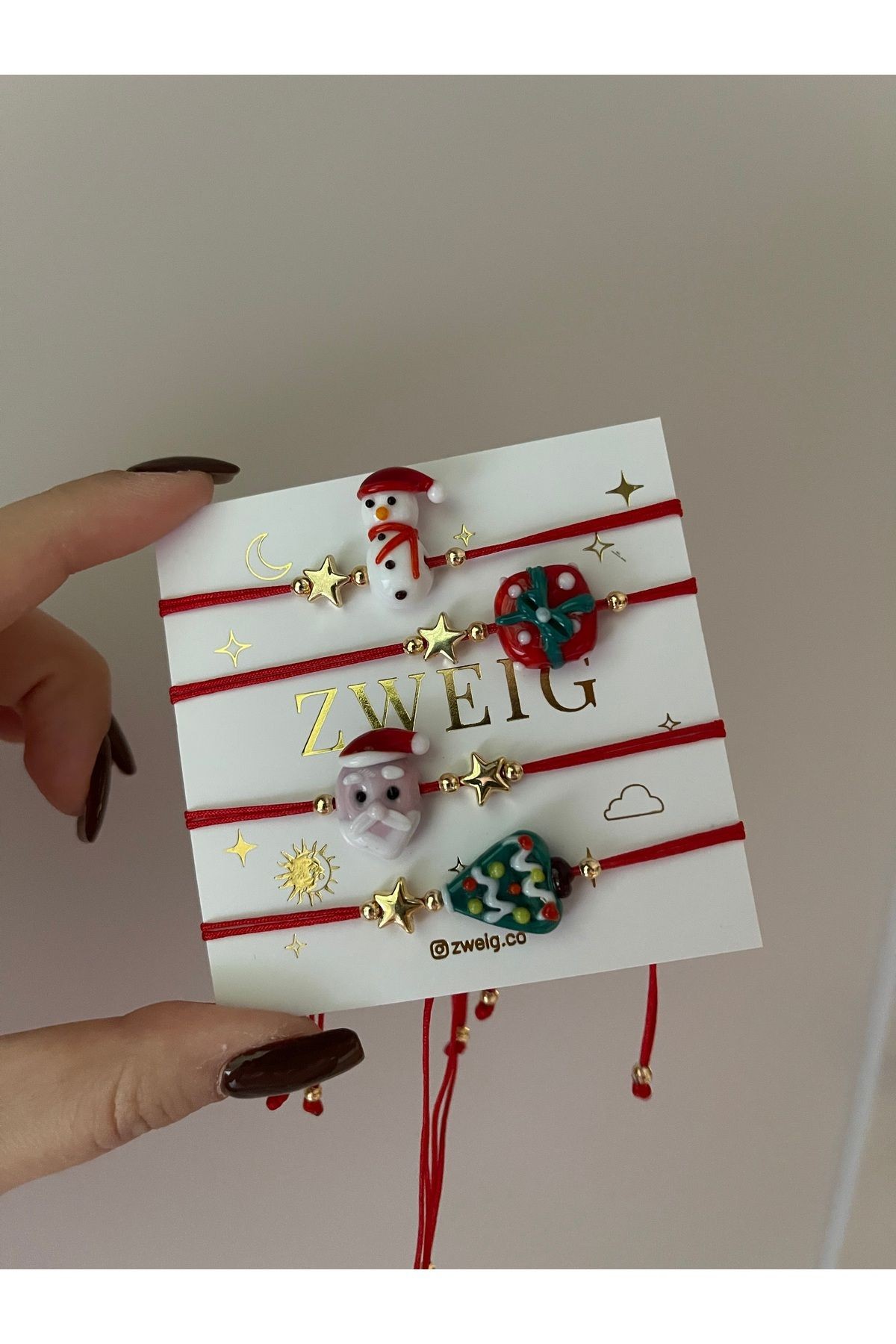 4’lü Murano Yılbaşı Bilekliği Seti