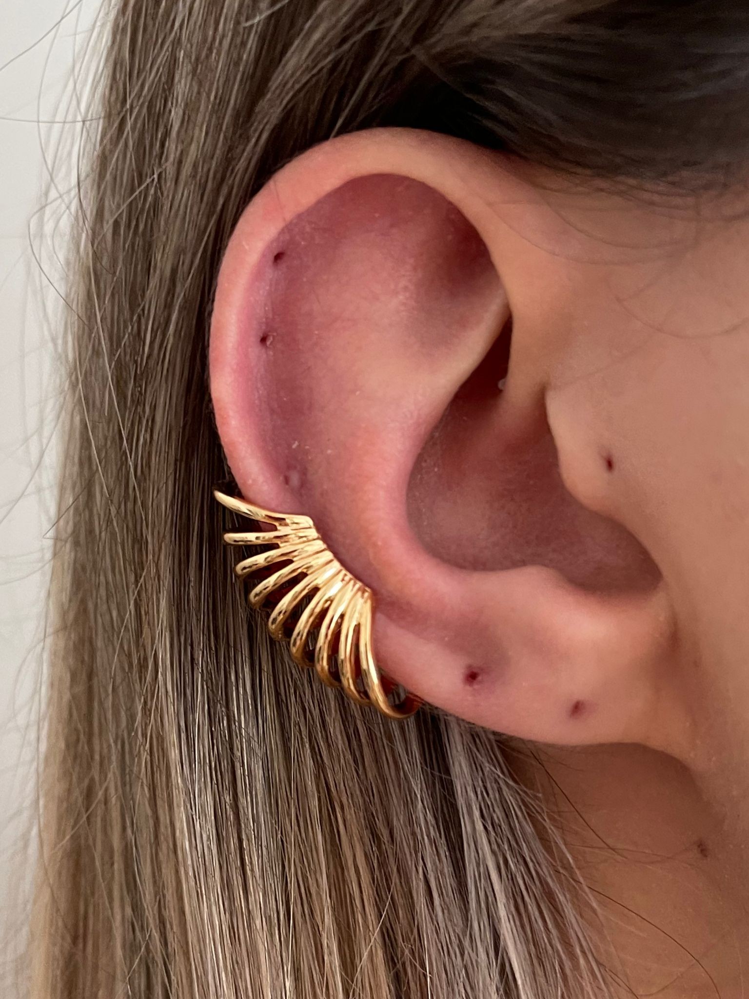 Çelik Tırtıl Earcuff
