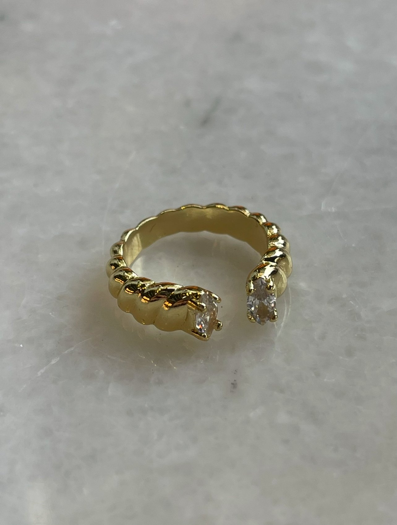 Crystal Stone Band Yüzük