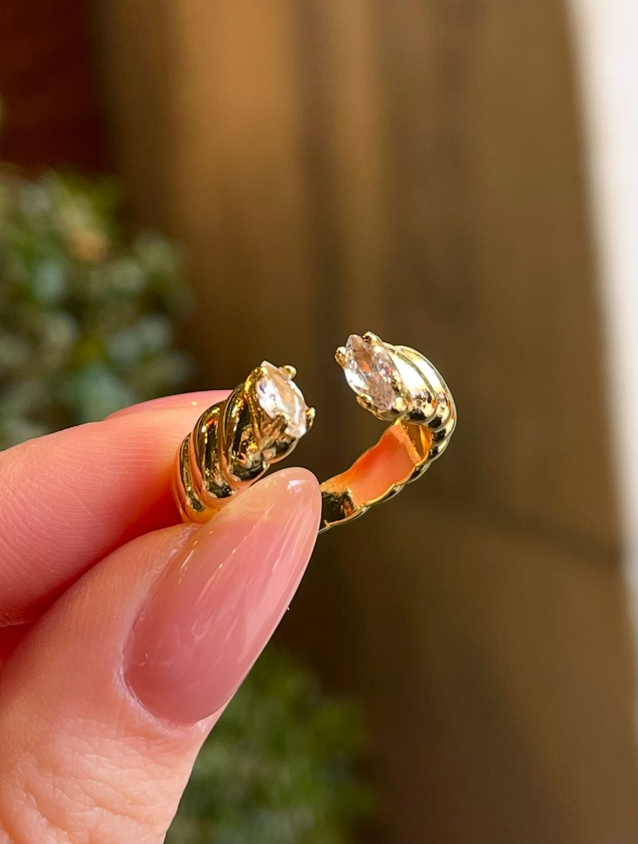 Crystal Stone Band Yüzük
