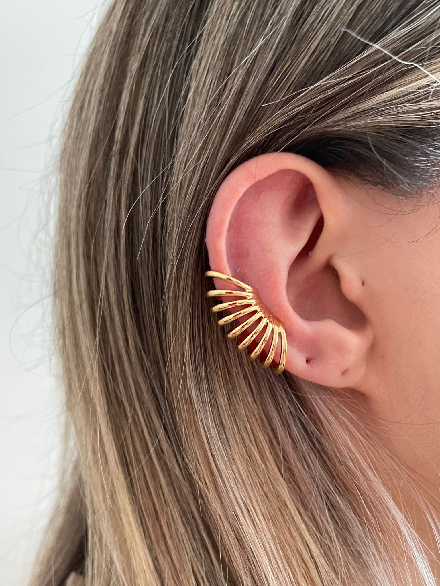 Çelik Tırtıl Earcuff
