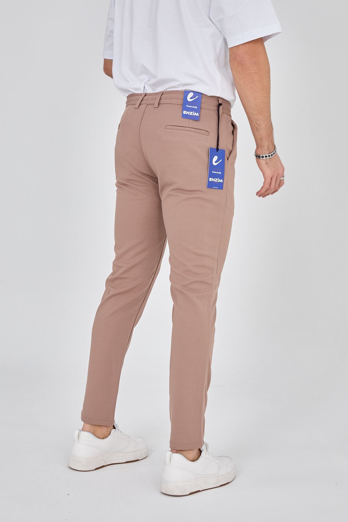 Pollycotton Slim Fit Jogger Pantolon