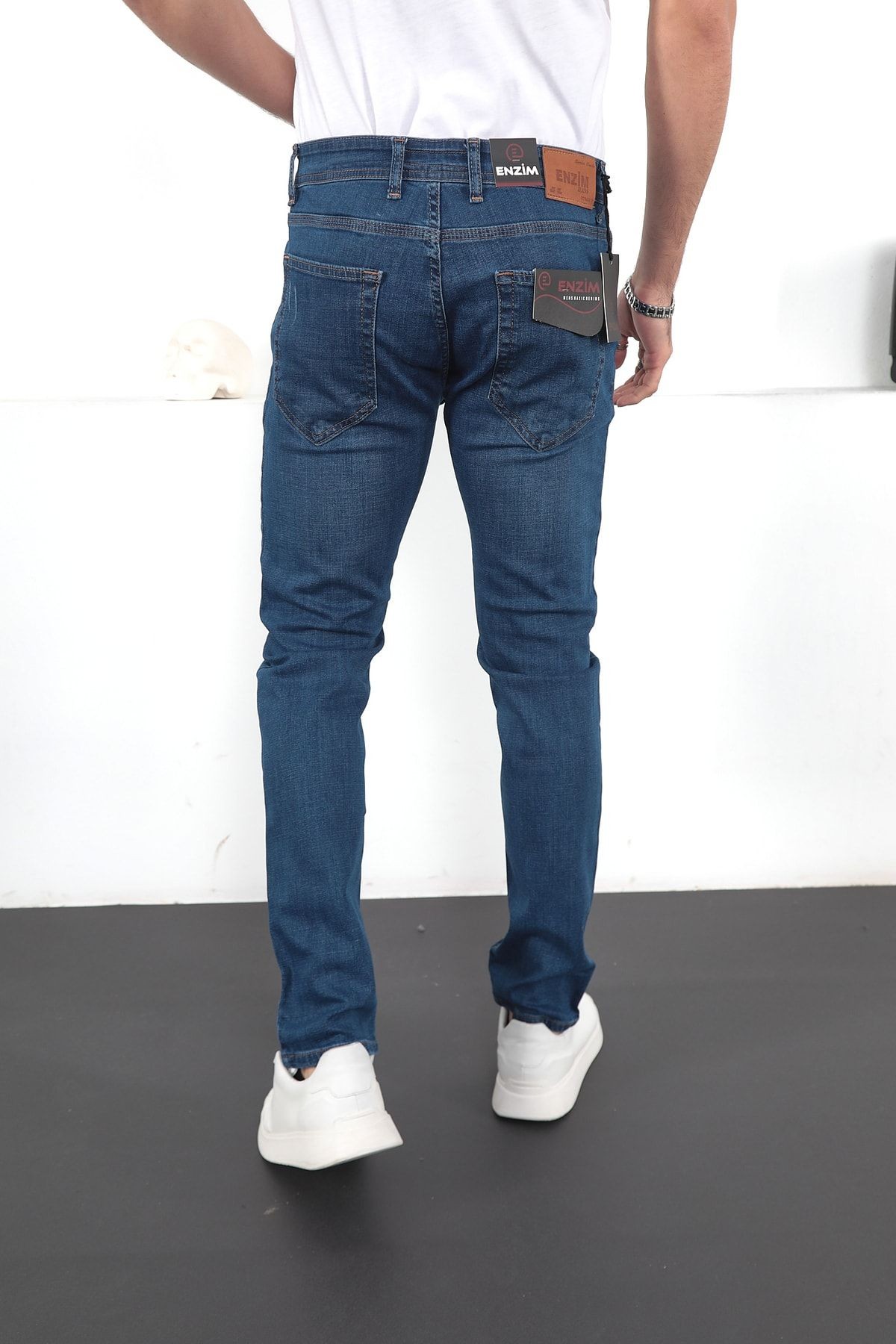 Erkek Likralı Denim Regular Fit Jeans