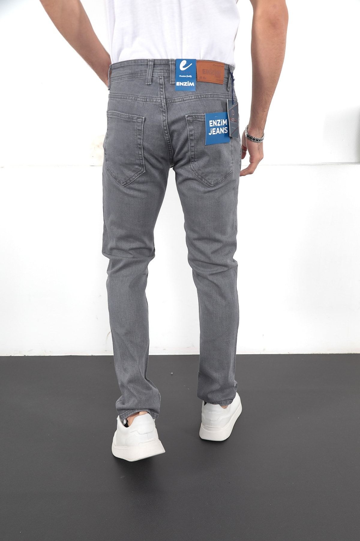 Erkek Likralı Denim Regular Fit Jeans