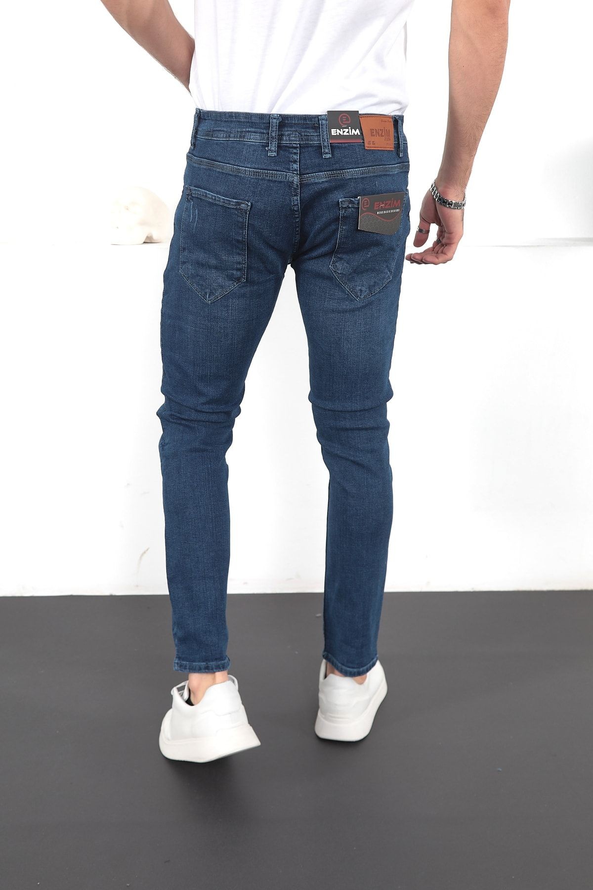 Erkek Likralı Denim Skinny Fit Jeans