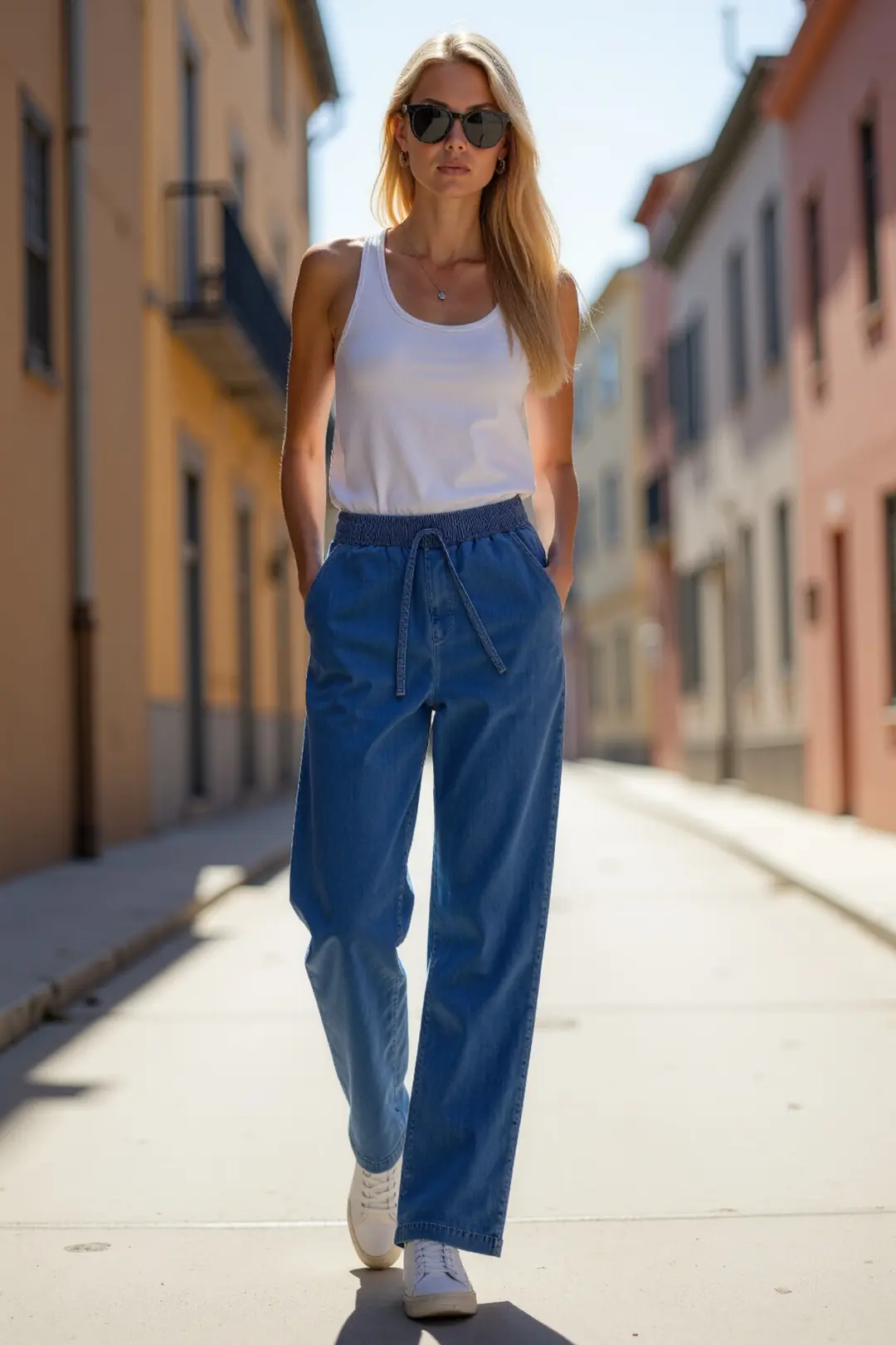 バッグ JESSA MAE ALFECHE   JEANS GUESS® Jessa Omuz Çantası Kadın