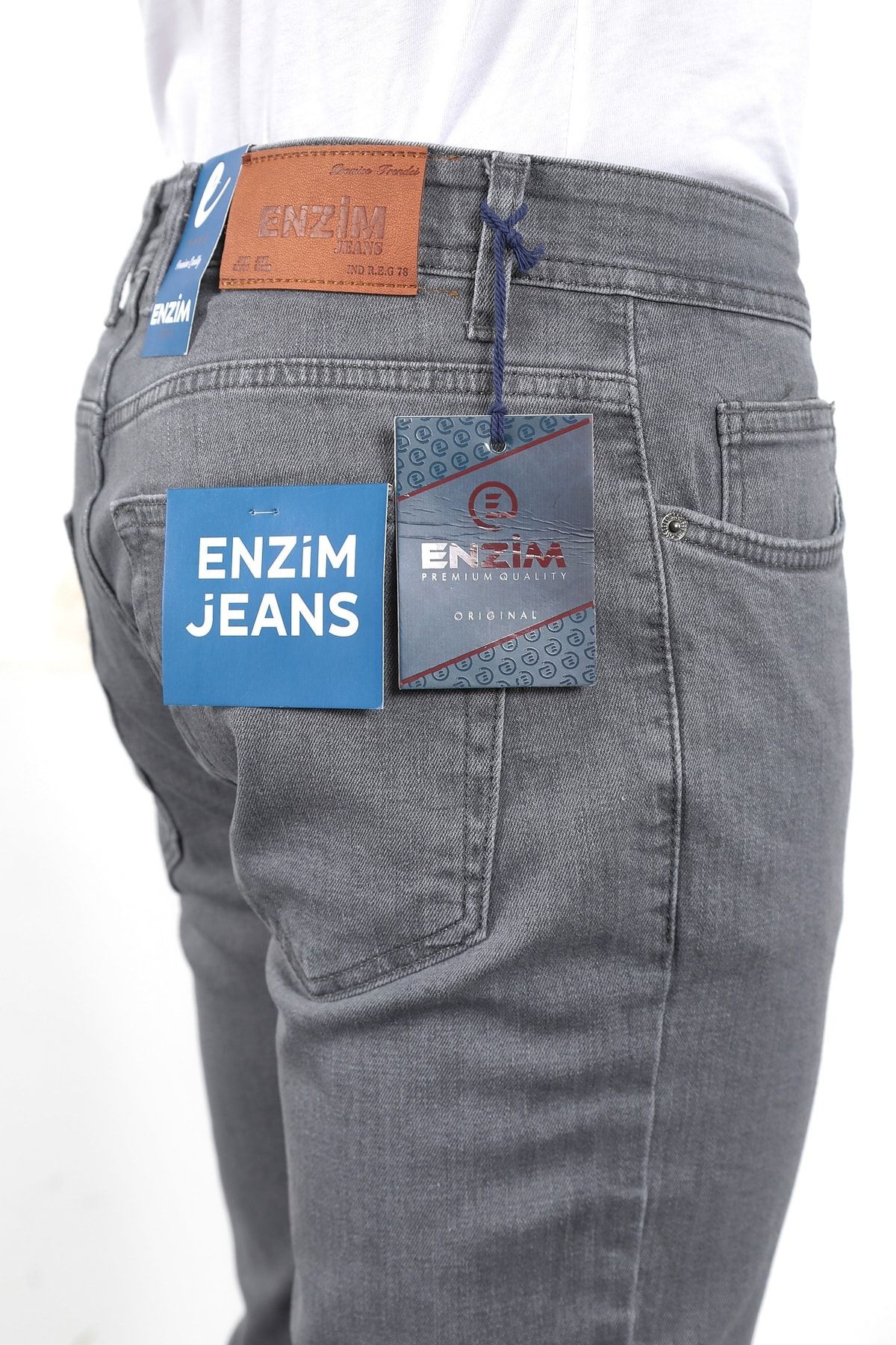 Erkek Likralı Denim Regular Fit Jeans