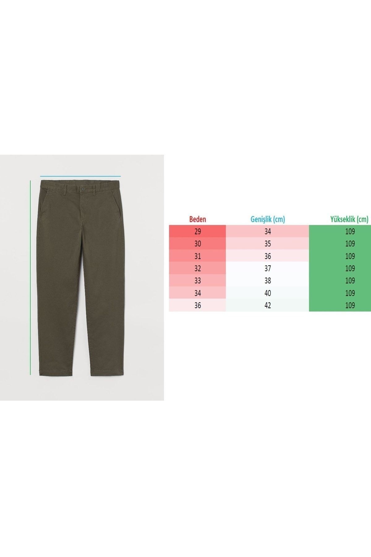 Slim Fit Düz Cep Chino Erkek Keten Pantolon