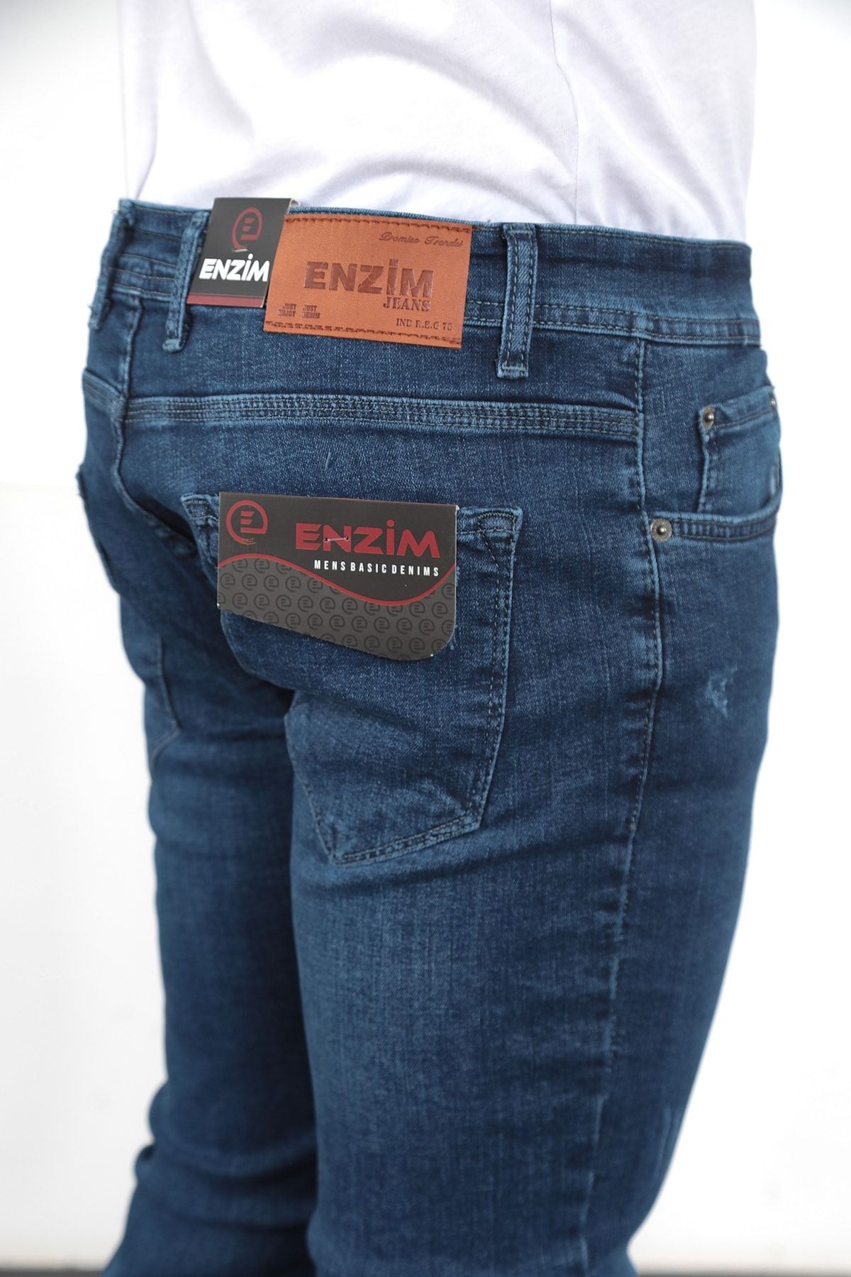 Erkek Likralı Denim Skinny Fit Jeans