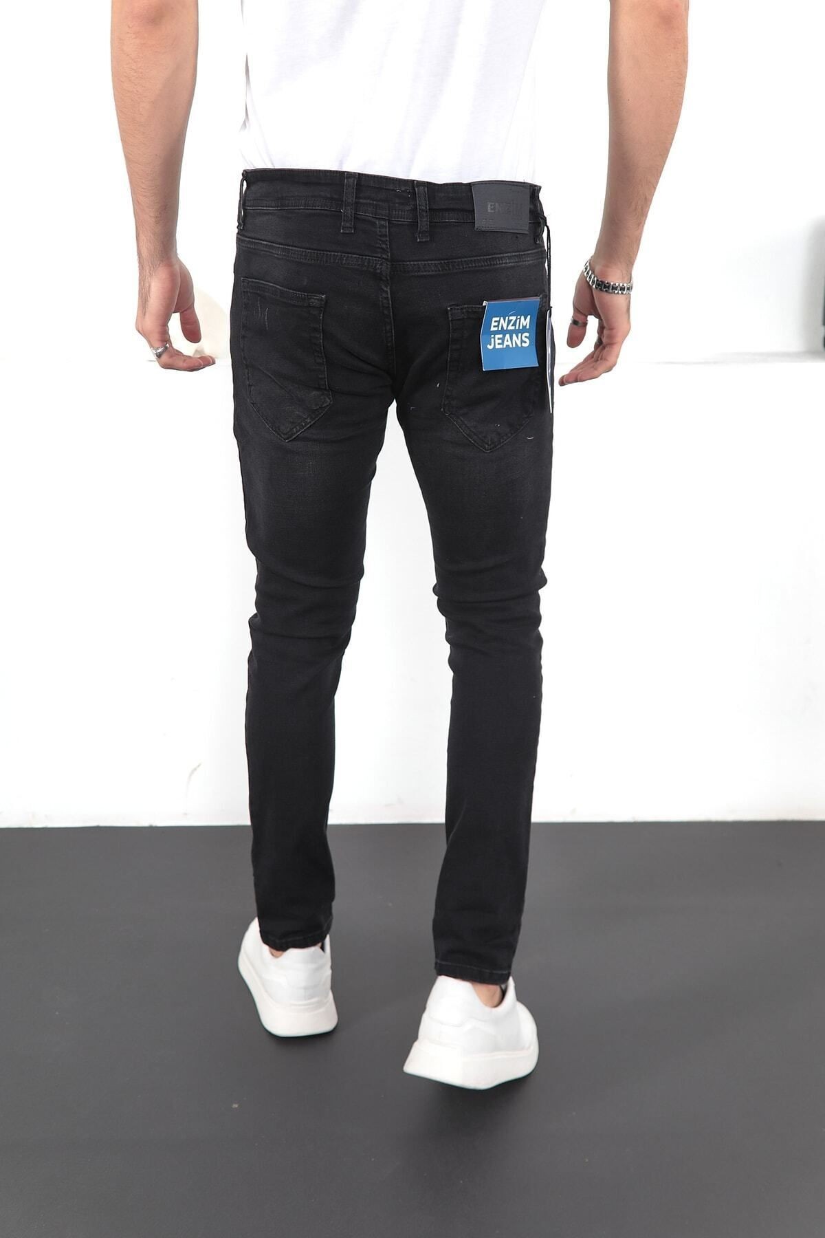 Erkek Likralı Denim Skinny Fit Jeans