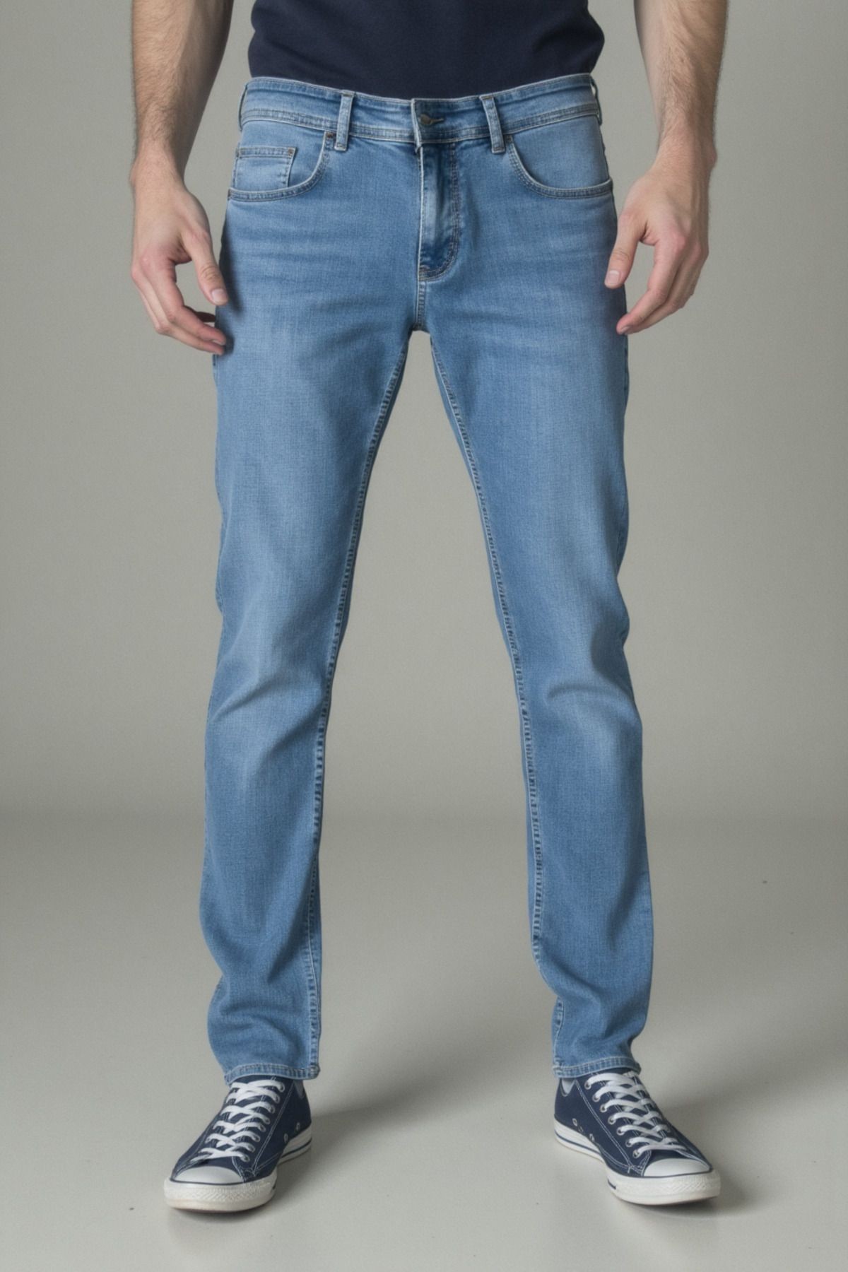 Erkek Likralı Denim Regular Fit Jeans