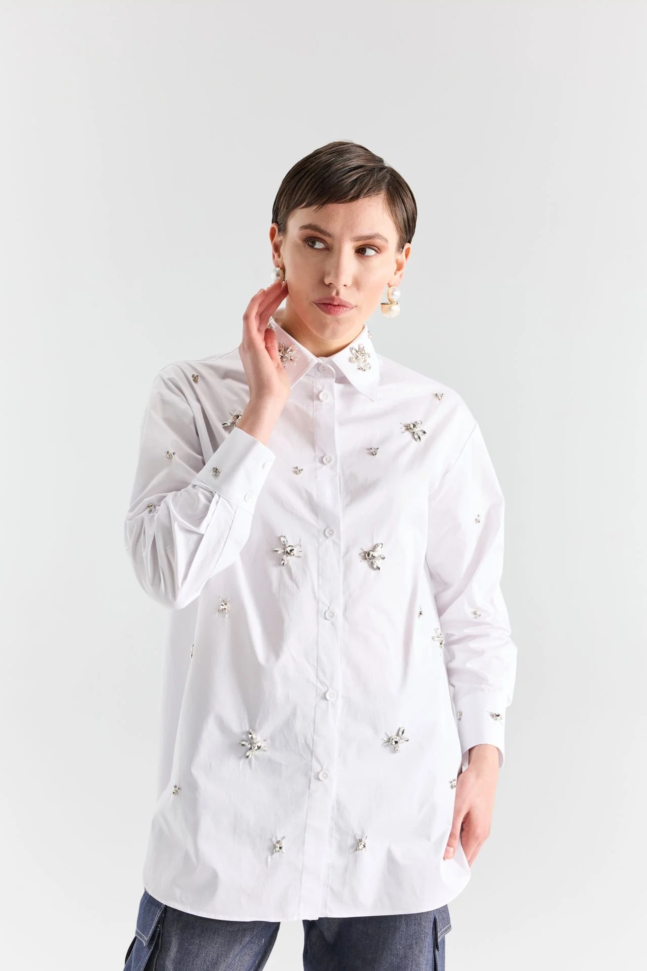 LİSA EXCLUSİVE 5052 TAŞLI GÖMLEK