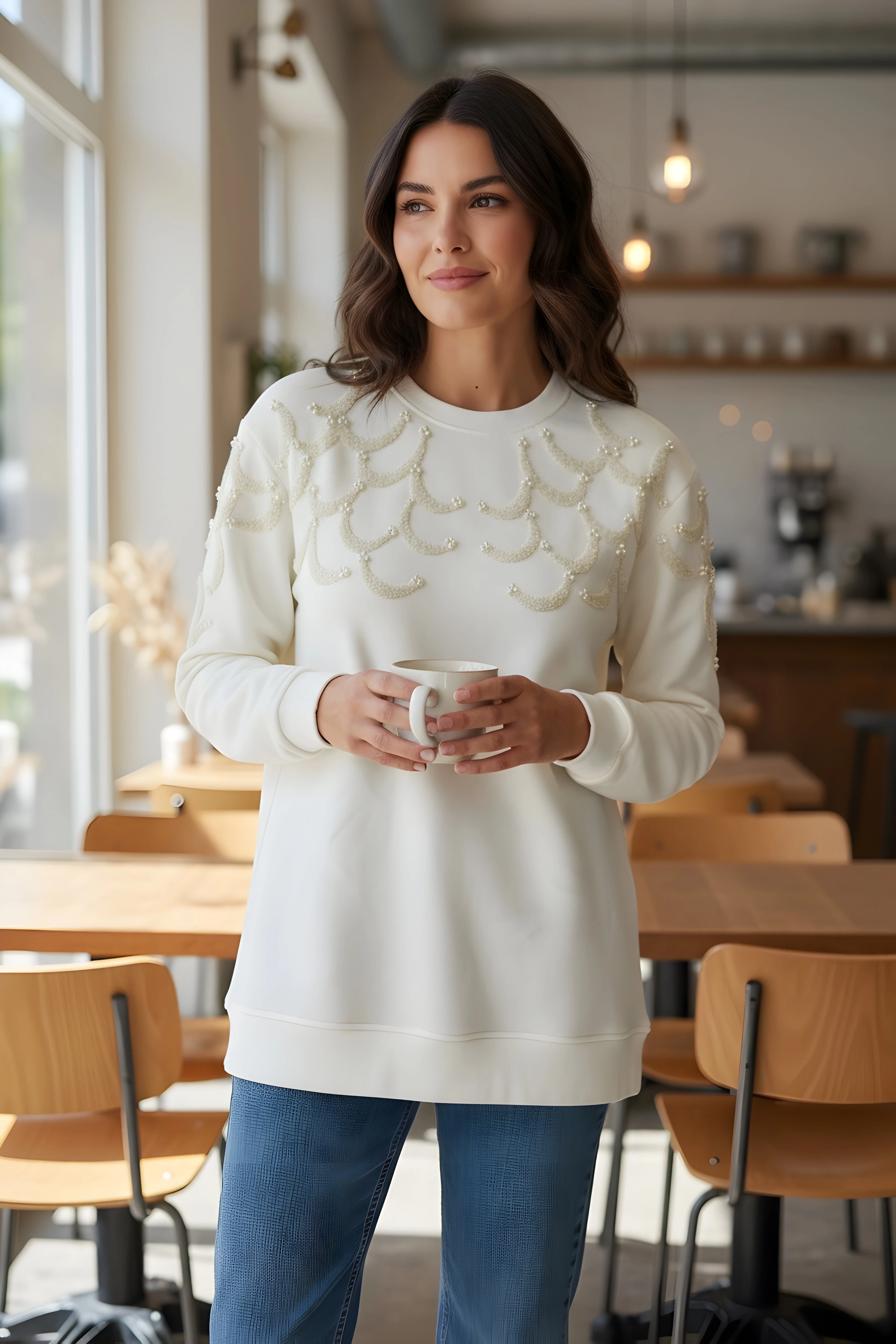 K.B. PUNCH NAKIŞLI SWEAT