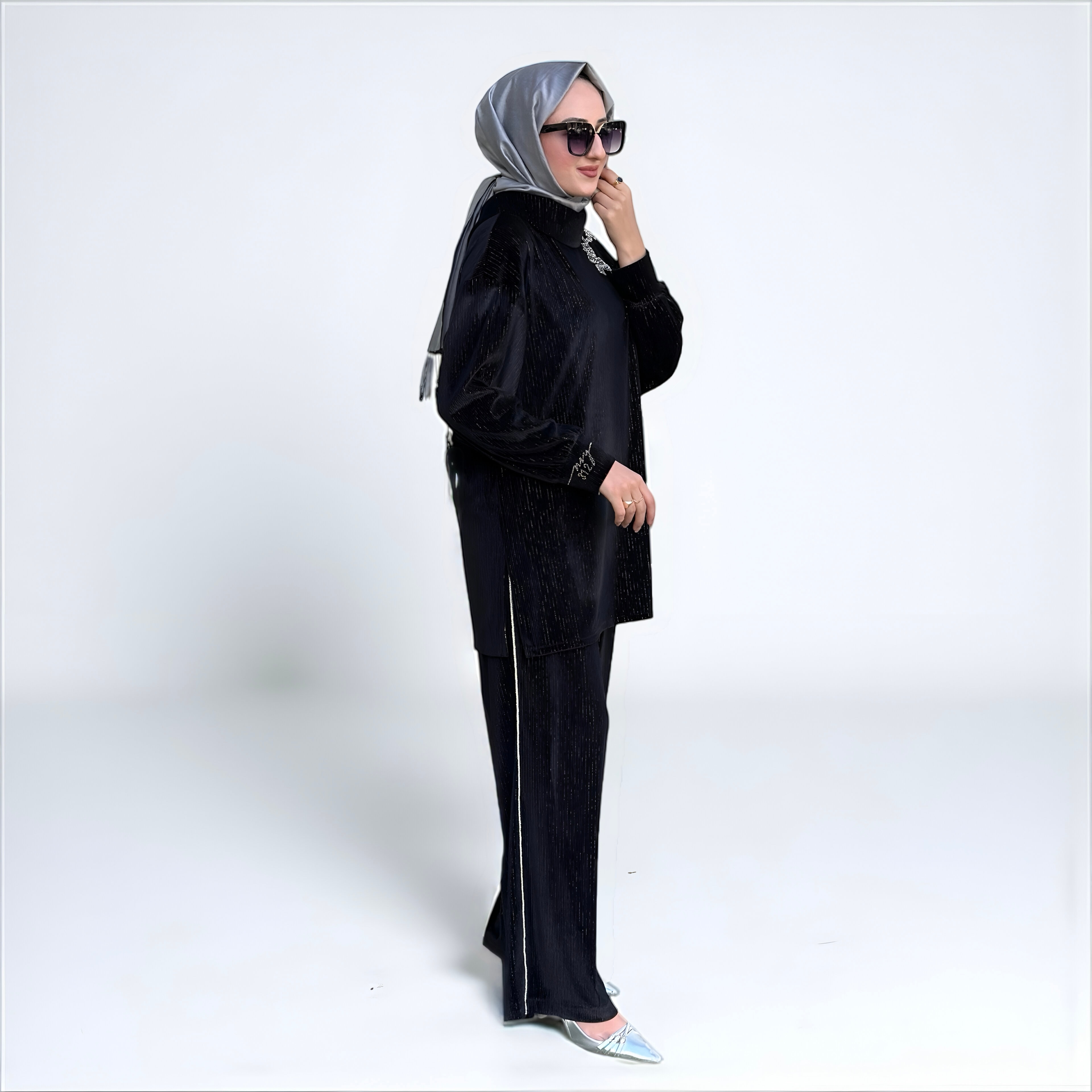 MY312 1540 OMZU TAŞLI KADİFE TAKIM