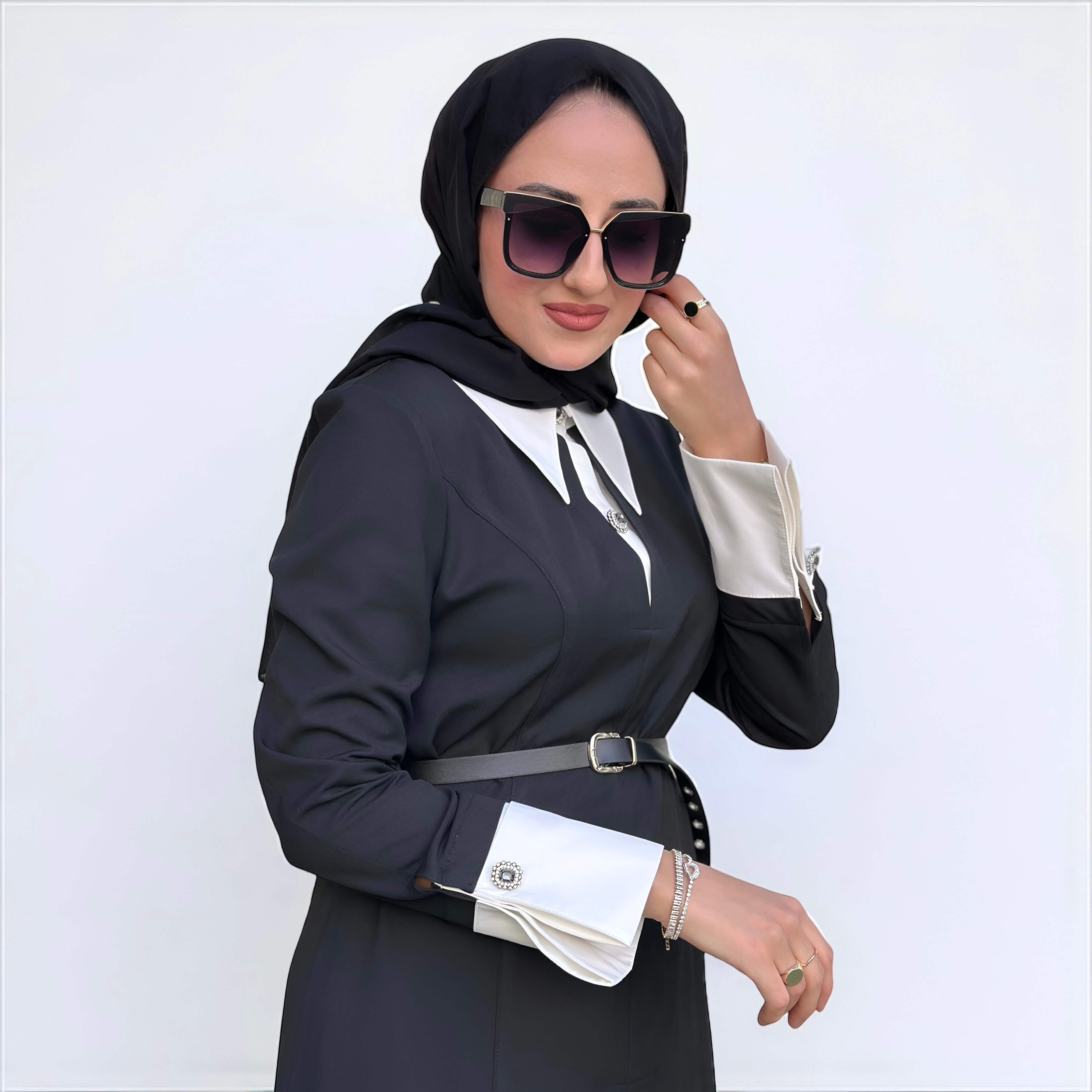 VENÖVE 0010 JADA ETEKLİ ELBİSE