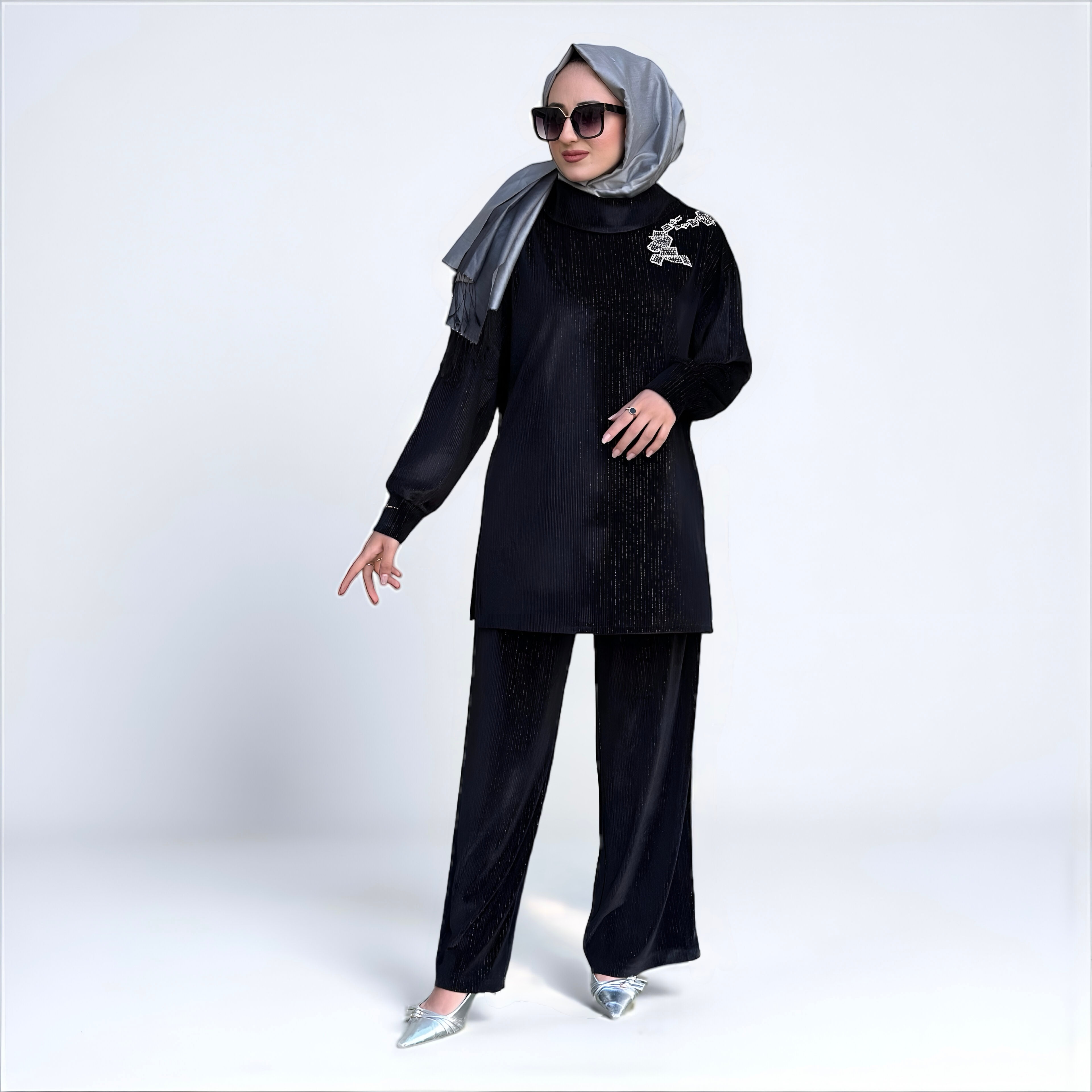 MY312 1540 OMZU TAŞLI KADİFE TAKIM