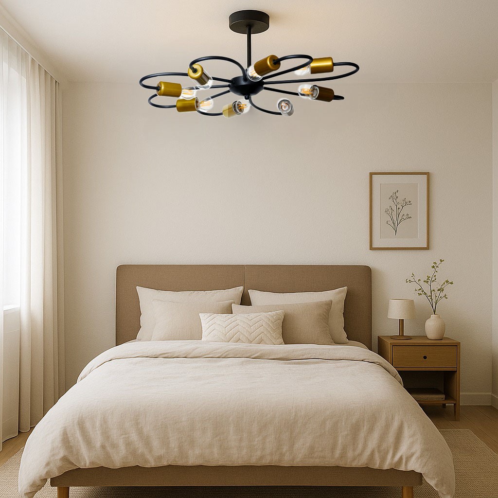 LEDMOTİONS DÖNGÜ MODEL MODERN SPOR MODEL SEKİZLİ AVİZE 