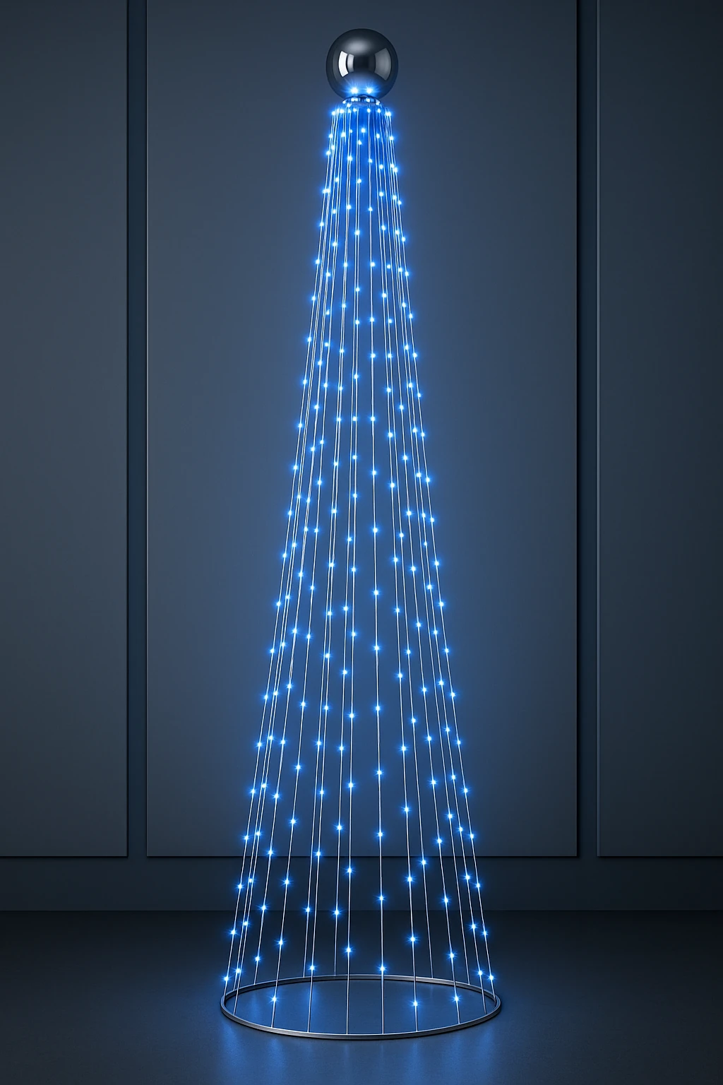 8 FONKSİYONLU 200 CM MAVİ YILBAŞI AĞACI 