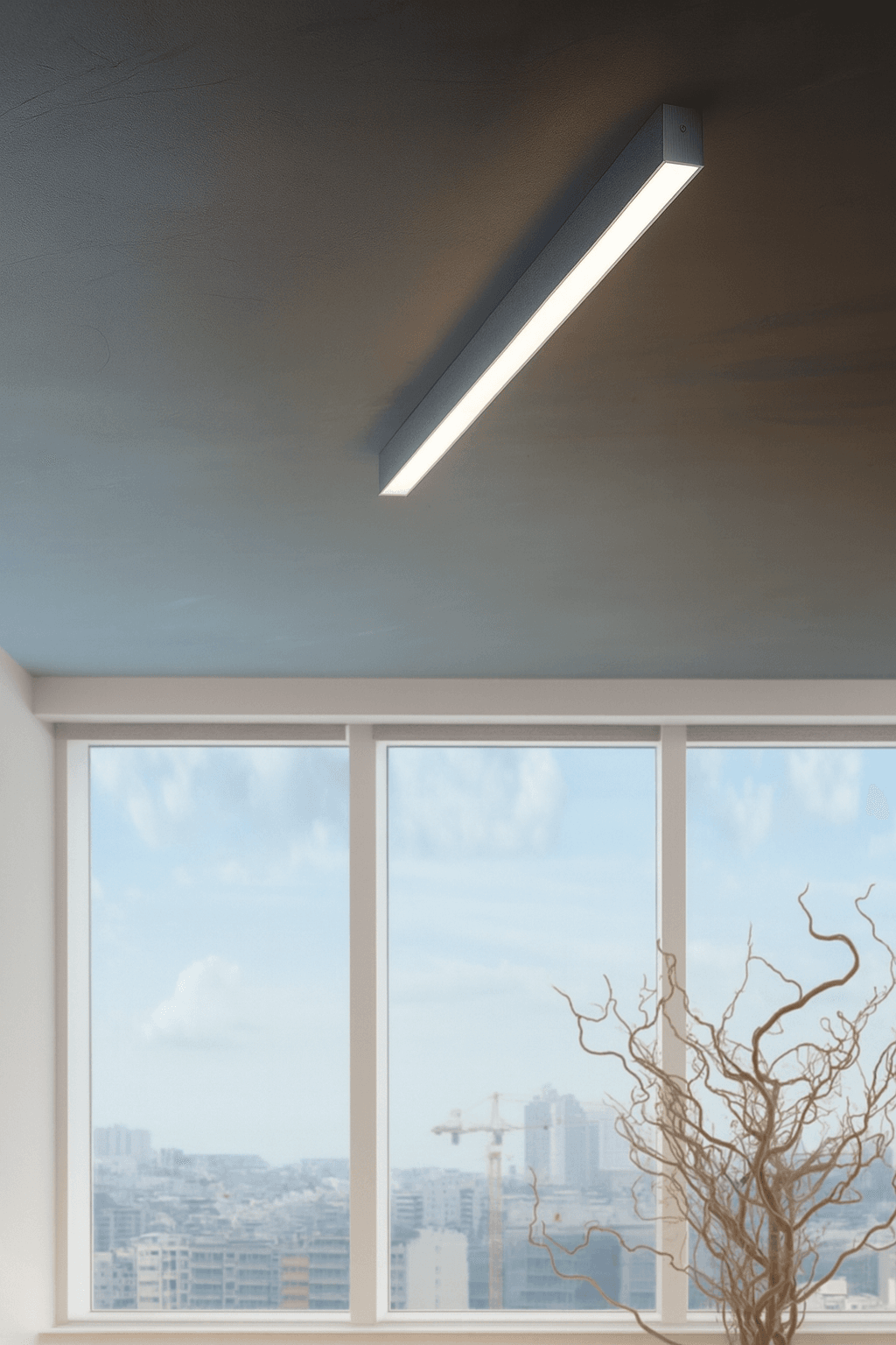 1 METRE BEYAZ KASA LİNEER LED 