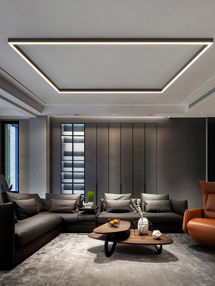 1 METRE SİYAH KASA LİNEER LED 