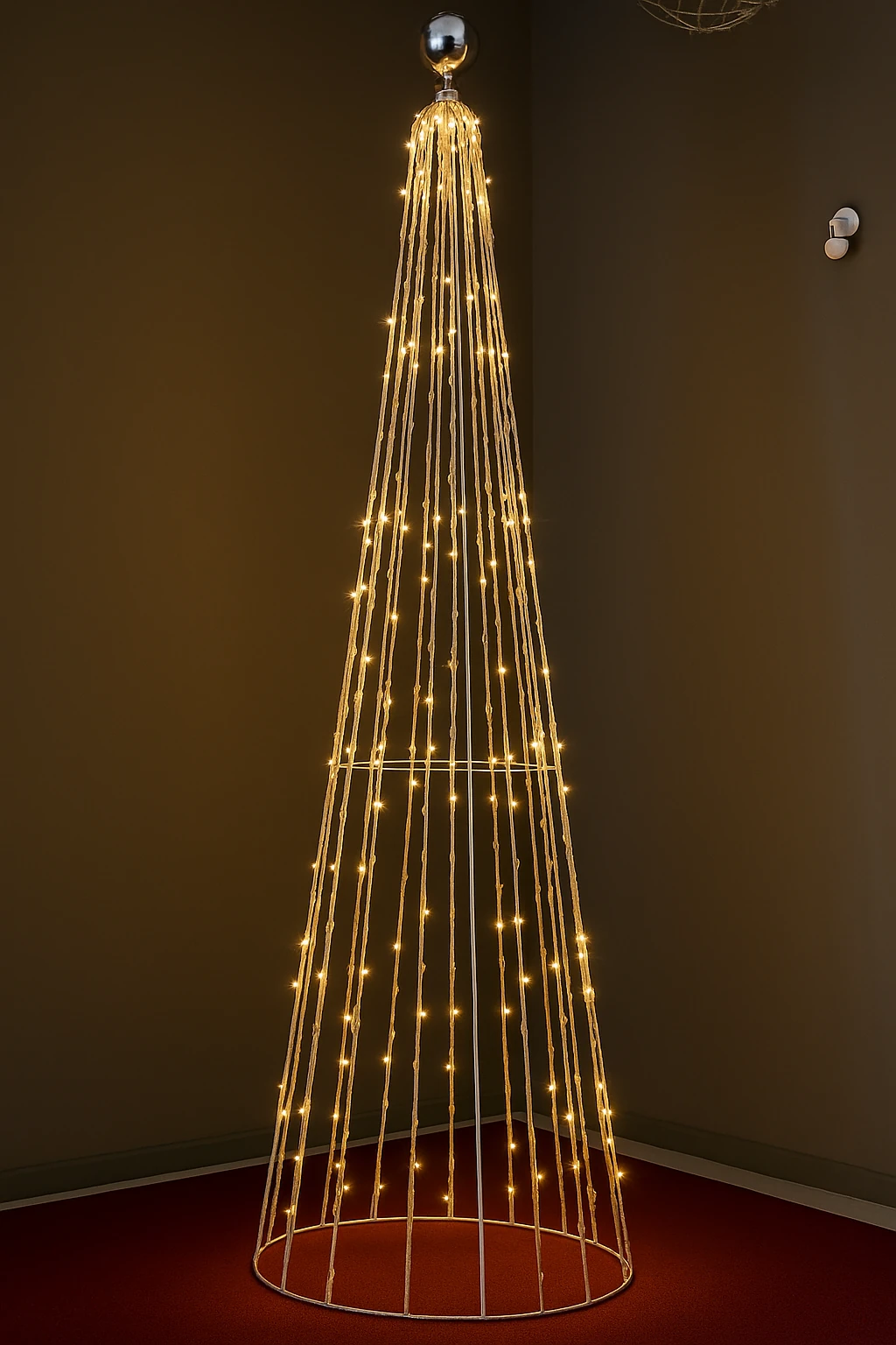 200 CM 8 ANİMASYONLU GÜN IŞIĞI YILBAŞI AĞACI 