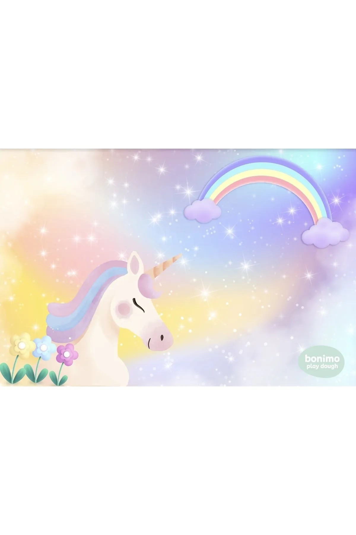 Oyun Matı Bonimo Play Dough Doğal Oyun Hamuru - unicorn mat