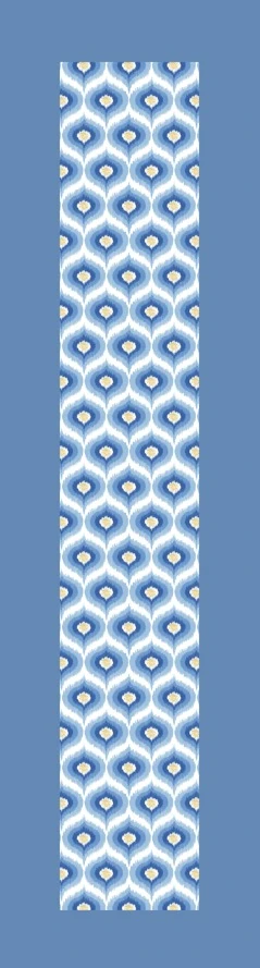 BASKILI RUNNER  - GÖKYÜZÜNÜN GÖZYAŞLARI - 30X130CM