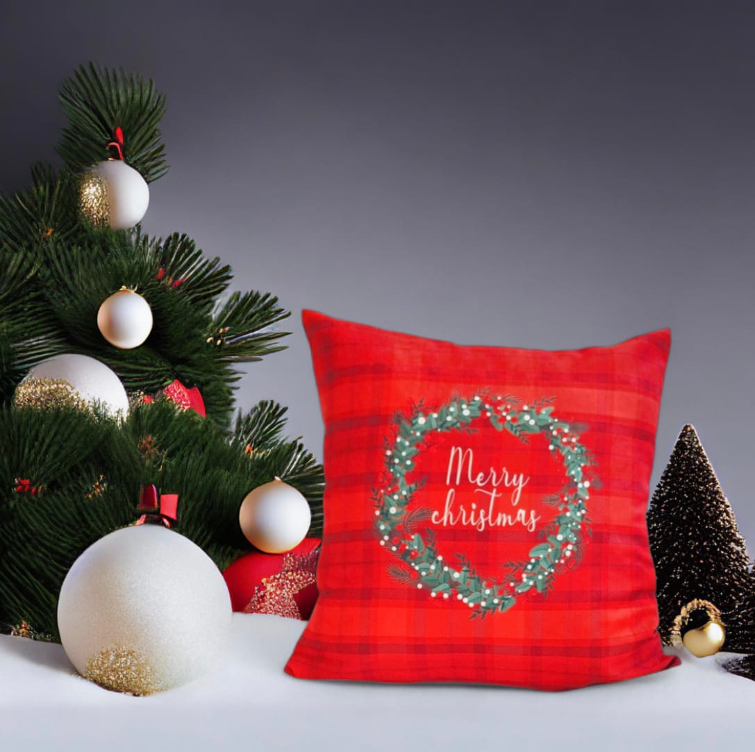 BASKILI KIRLENT KILIFI - YILBAŞI BAHÇESİ