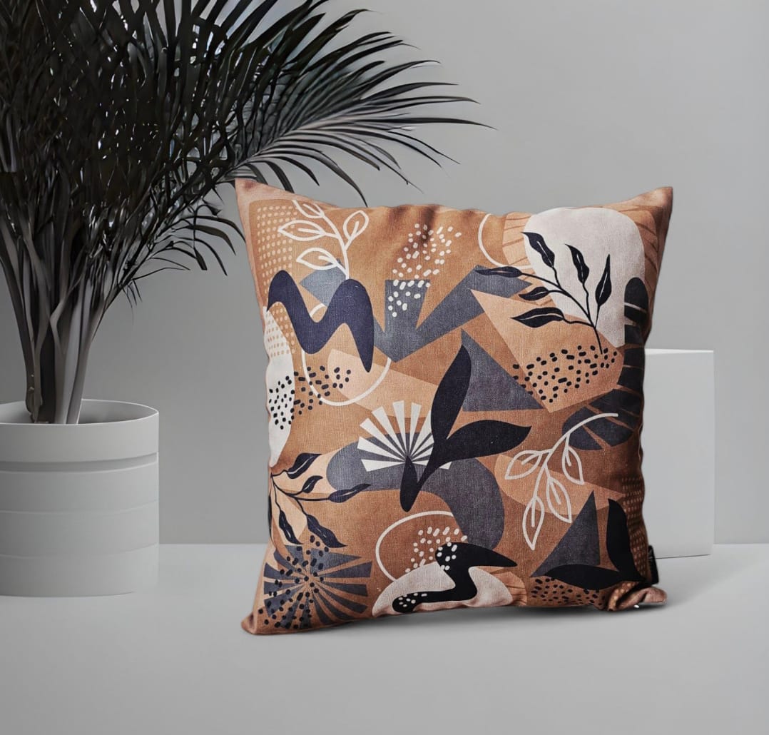 BASKILI KIRLENT KILIFI - SOYUT DOĞA