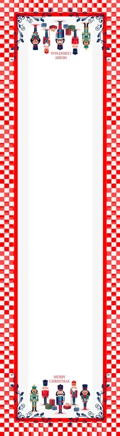 BASKILI RUNNER  - YILBAŞI ASKERLERİ - 40*140 CM