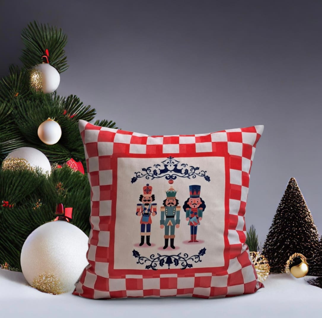 BASKILI KIRLENT KILIFI - YILBAŞI BEKÇİLERİ