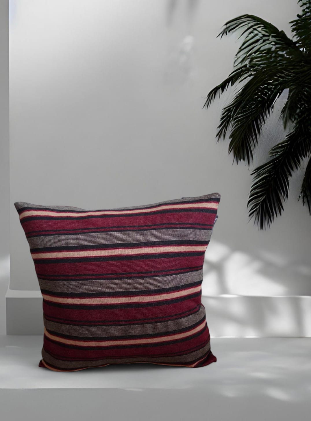 ÇİZGİLİ KIRLENT KILIFI, BORDO - SİYAH