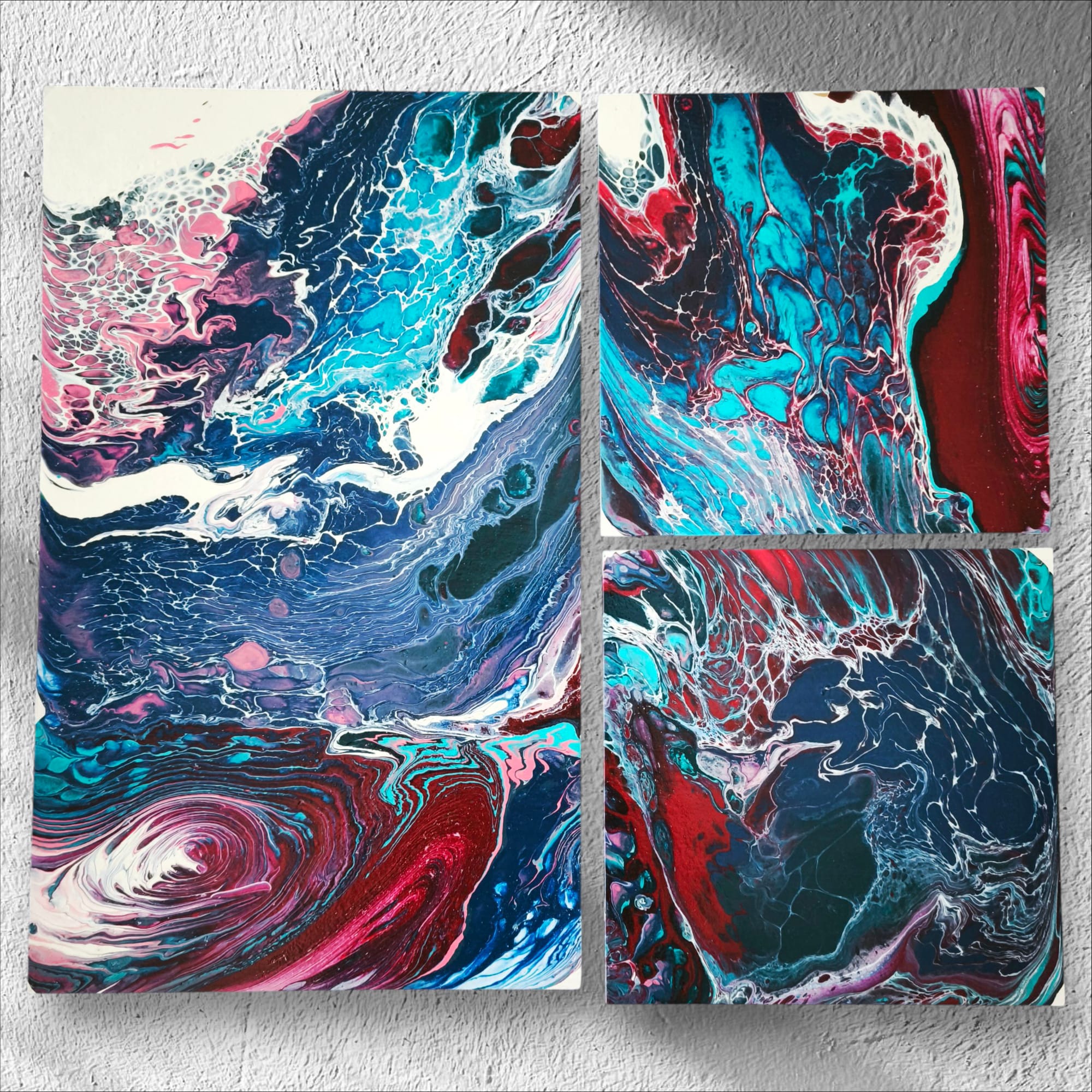 POURING TABLO SETİ - KALP BAĞI