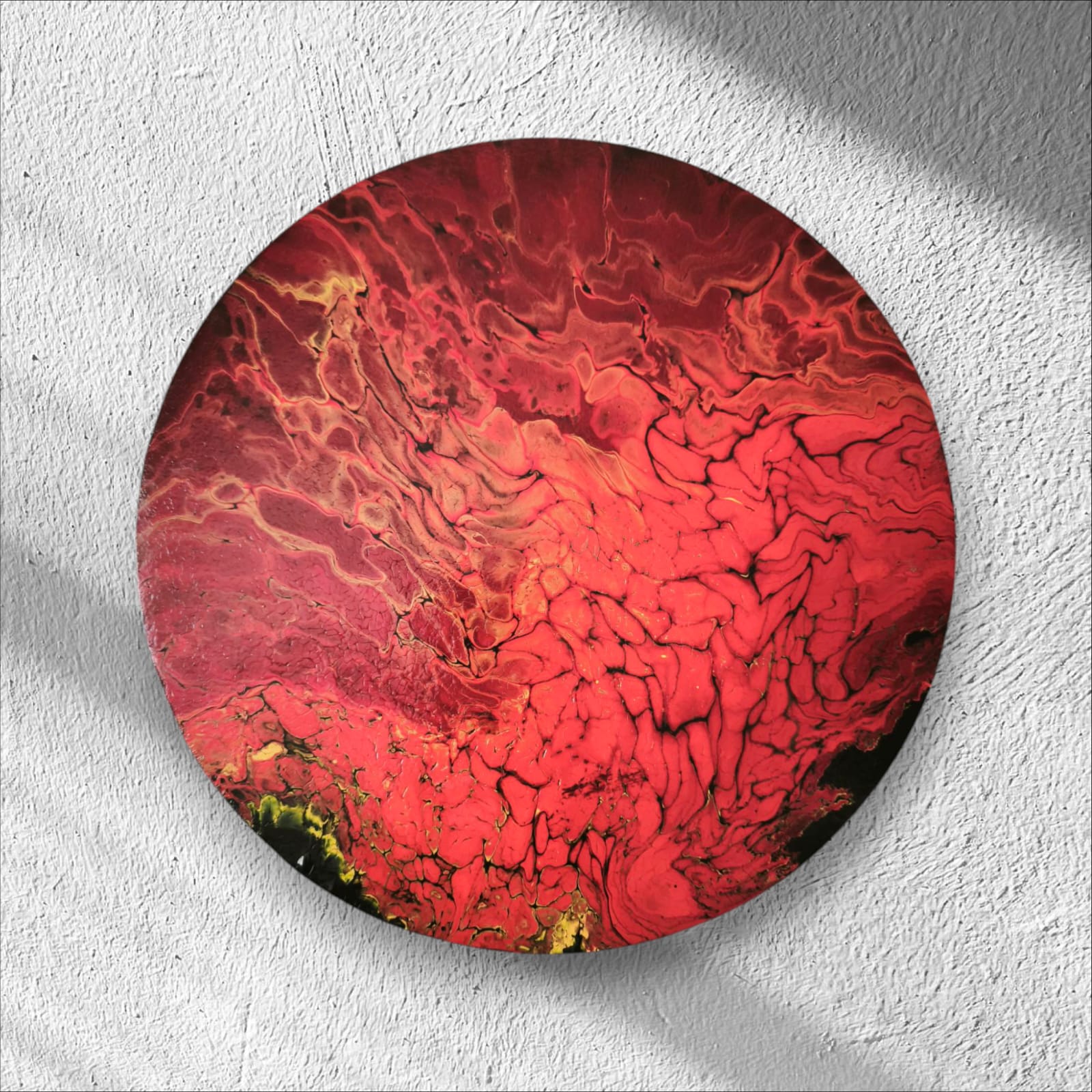 POURING TABLO - VOLKANIN KALBİ