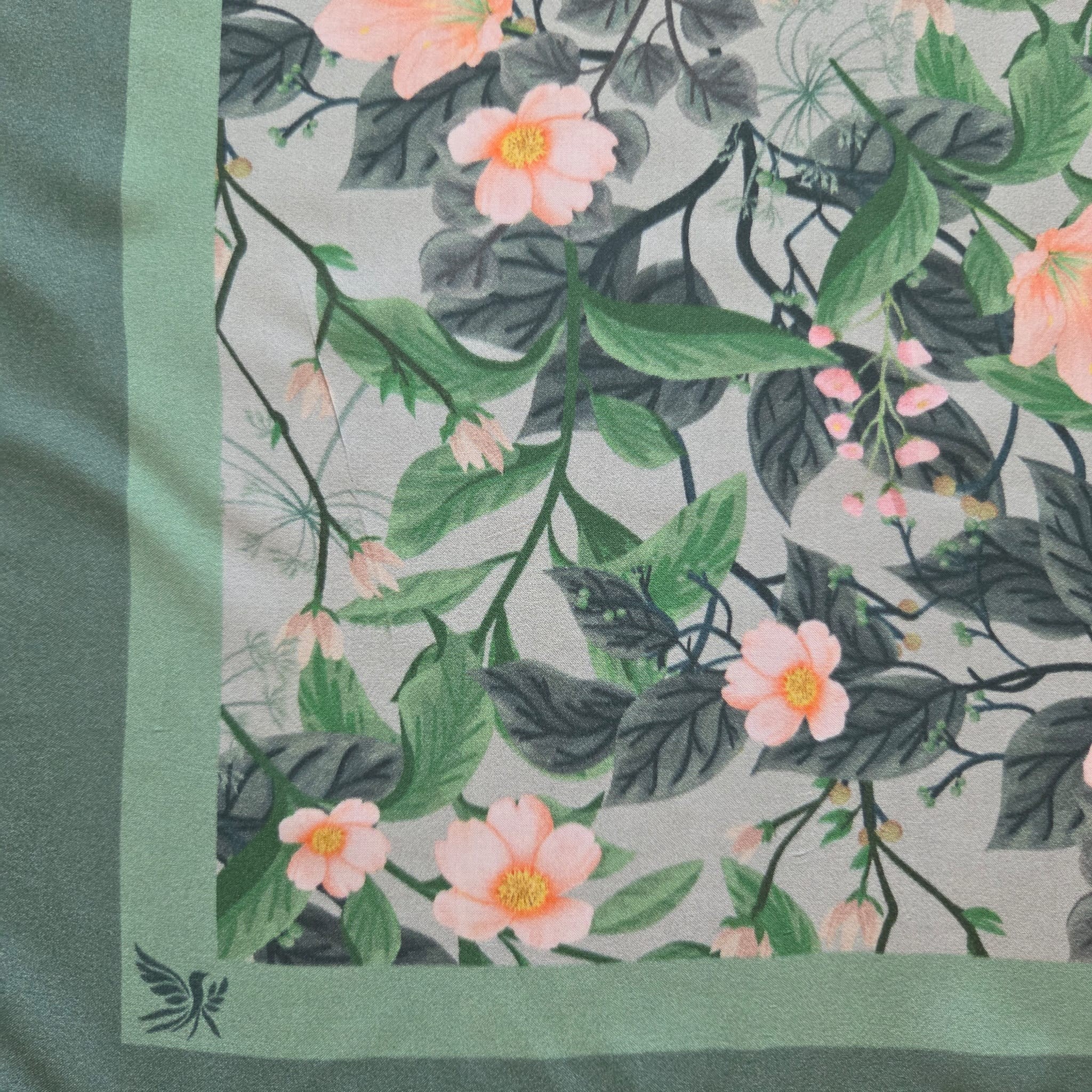 UZUN FULAR - YEŞİL DÜŞLER - 45 X 140 CM -Viscose