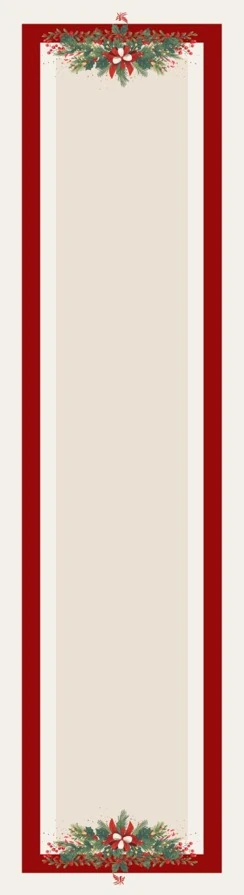 BASKILI RUNNER  - YILBAŞI NEŞESİ - 40*140 CM