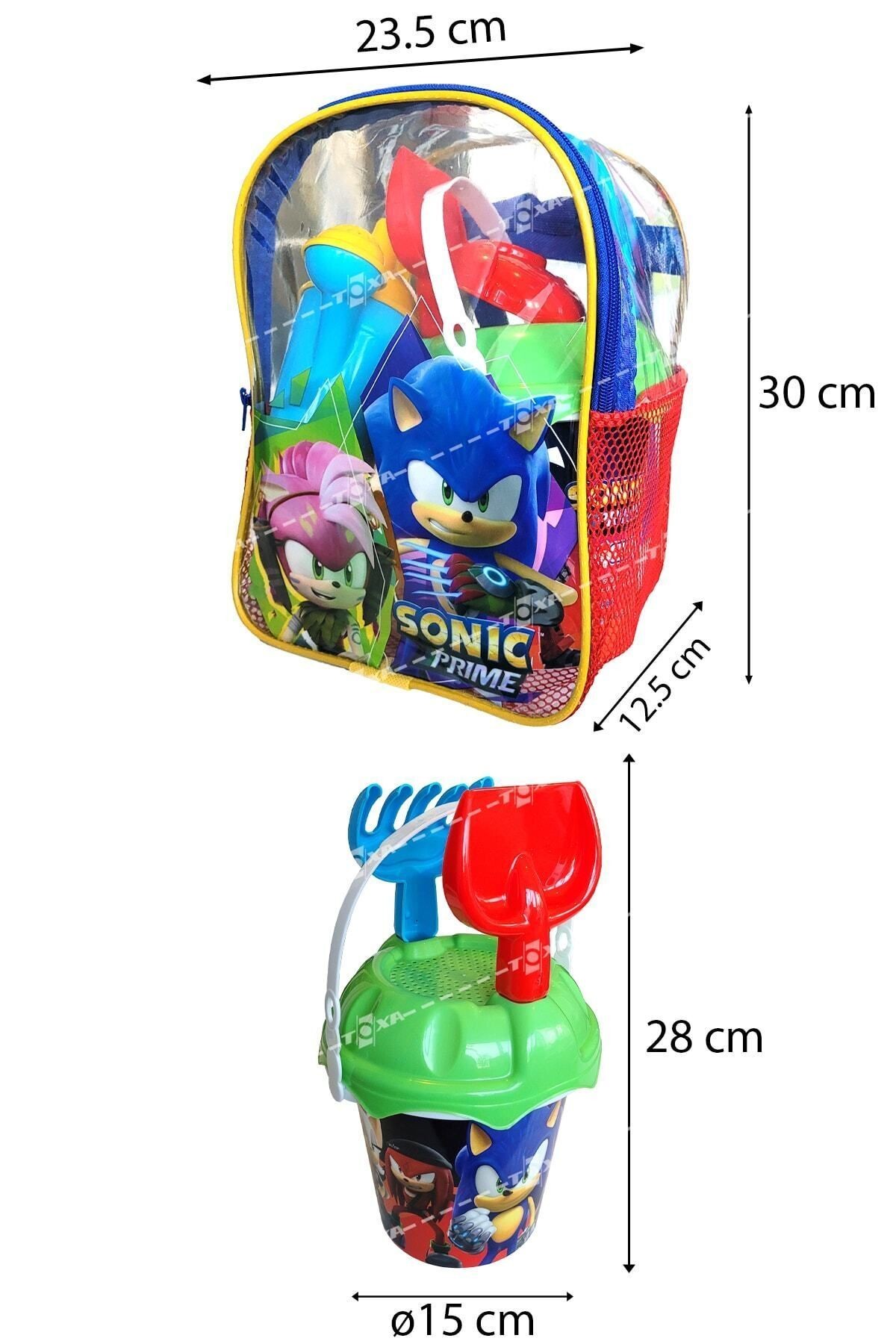 Kova Set Sırt Çantalı 8 Parça Pj Masks Plaj Deniz Kum Kovası Seti Pijamaskeliler Lisanslı Oyuncak