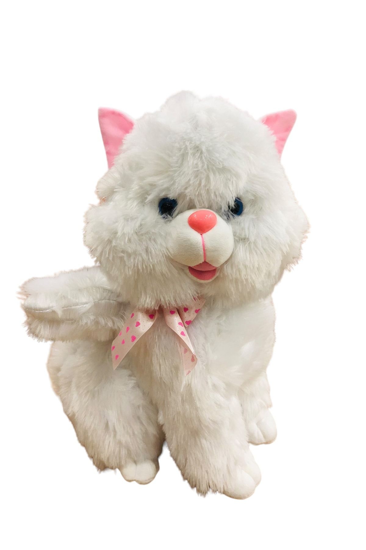 50 Cm Sesli Oturan Tombul Kedi